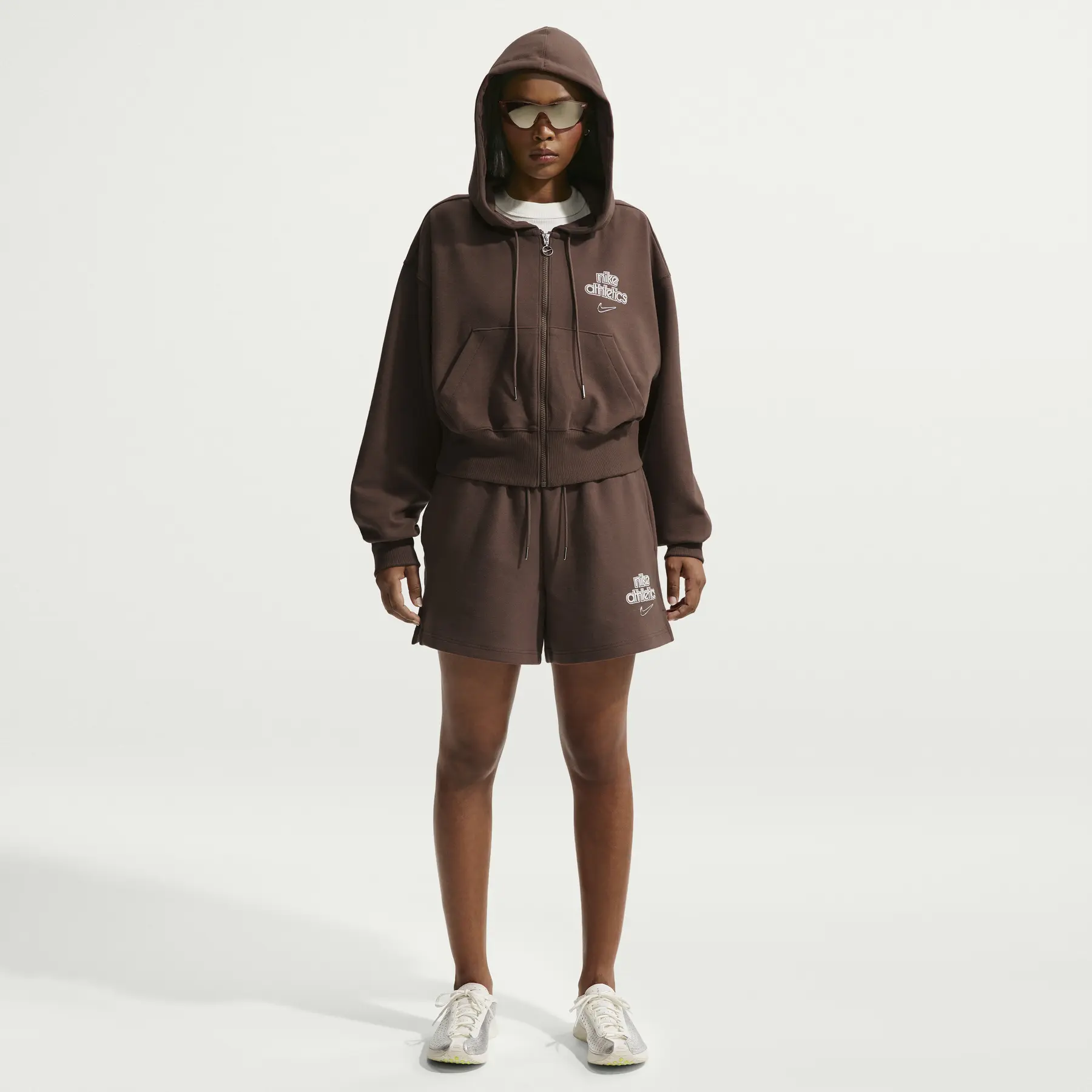 Damescapuchon met volledige rits Nike Phoenix