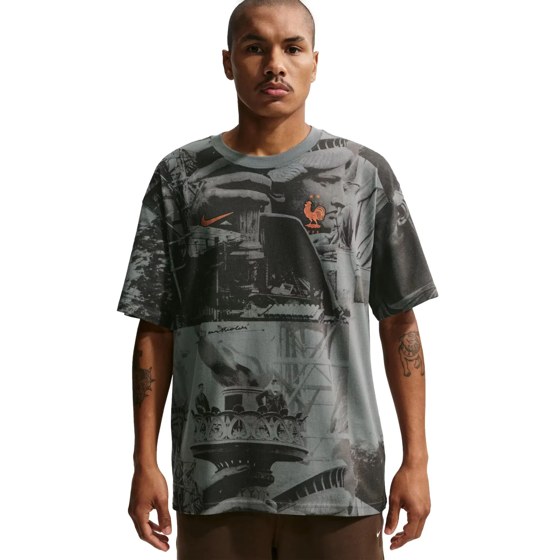 T-Shirt Frankreich Coupe du Monde 2026 - Gris - unisex - Size: S
