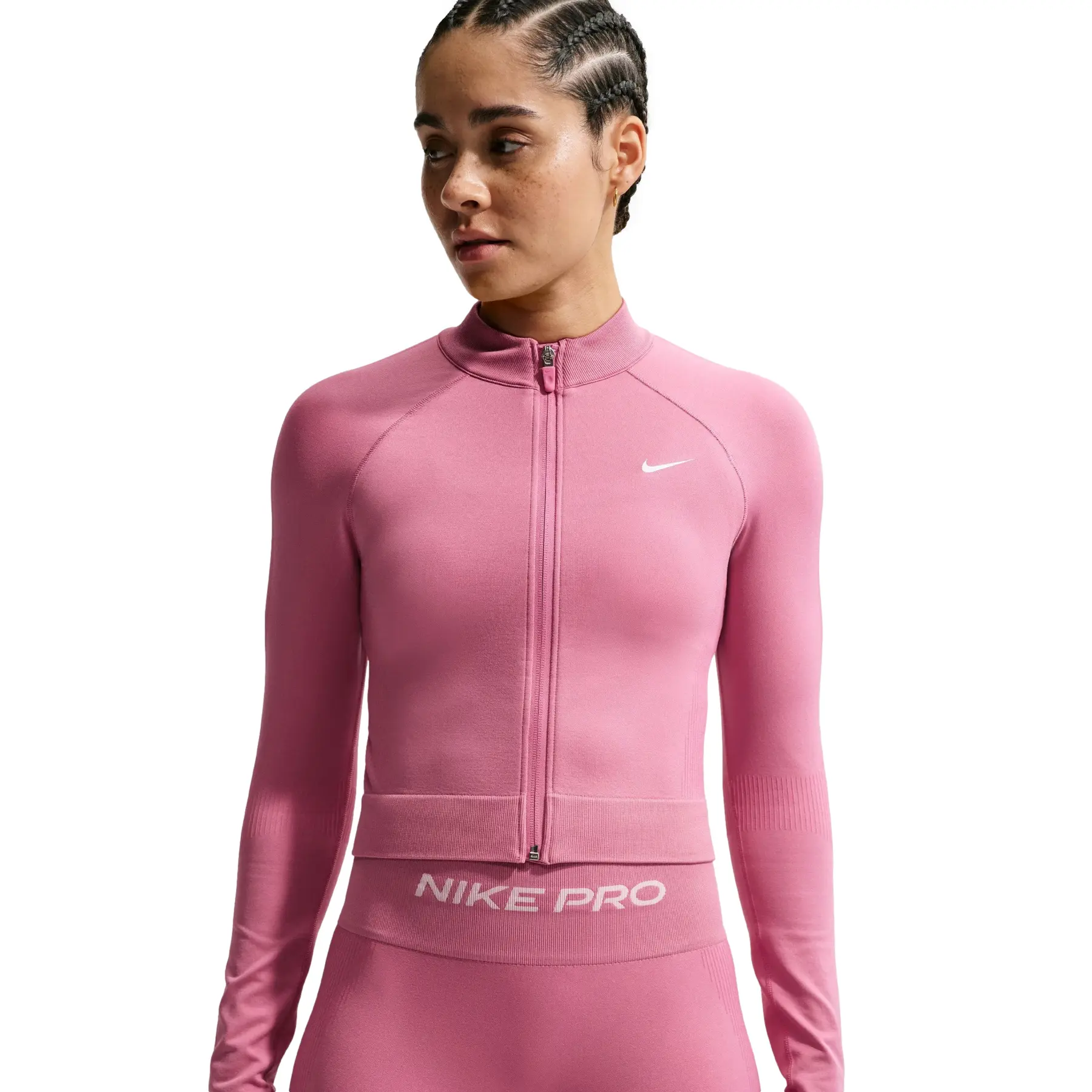 Women's Zip Training Top Nike Pro Seamless