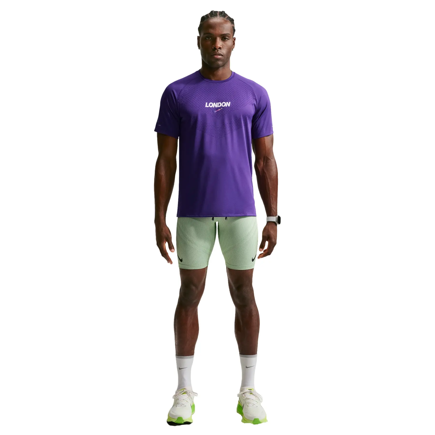 Nike Men's Violet Maillot Dri-Fit Adv Stride