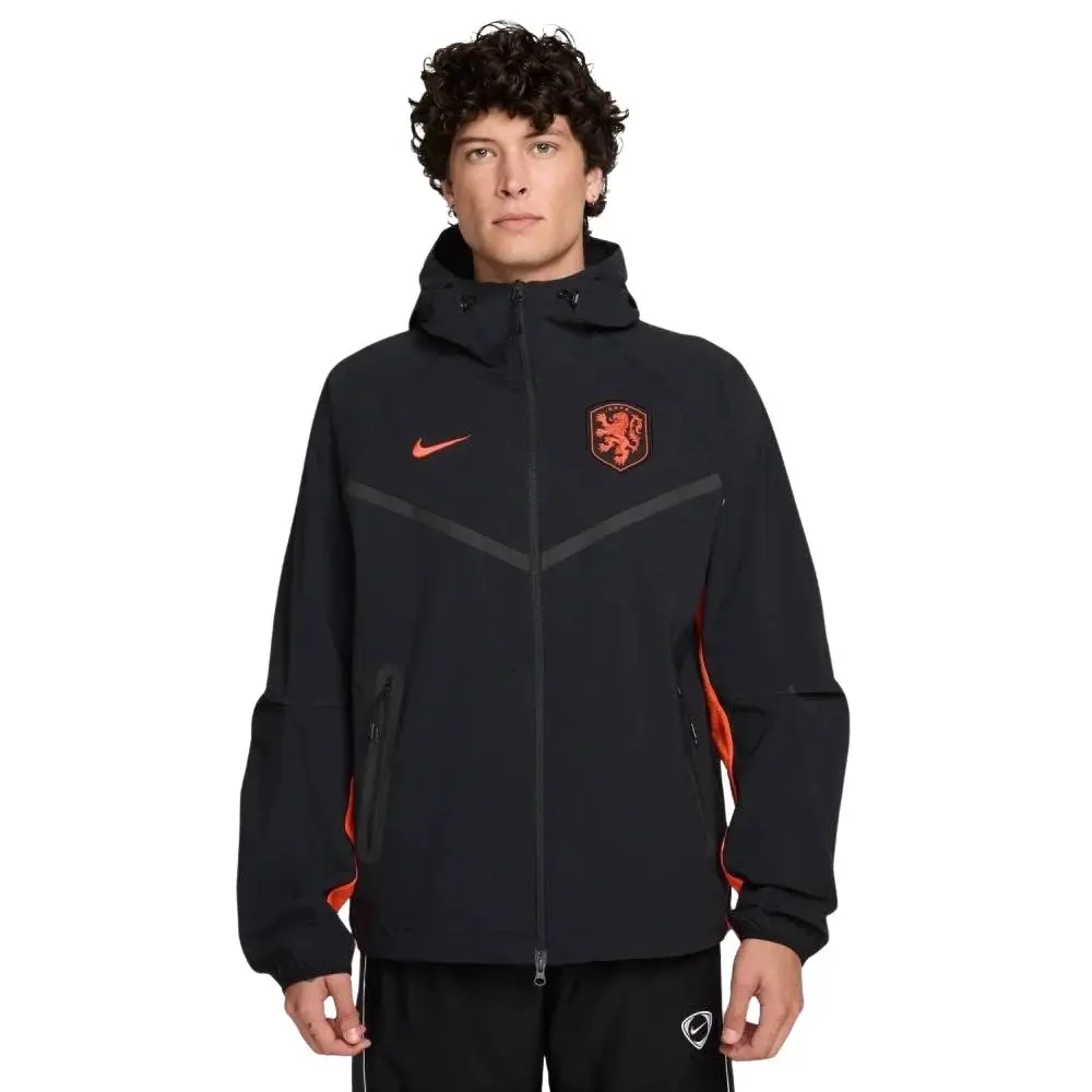 Veste Niederlande Tech Woven Coupe du monde 2026 - Noir - male - Size: S