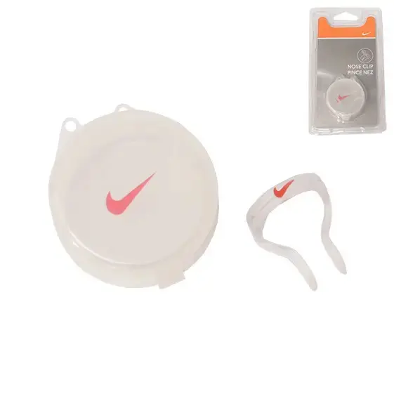 Nike Unisex Blanc Swimming Nose Clip Blíster