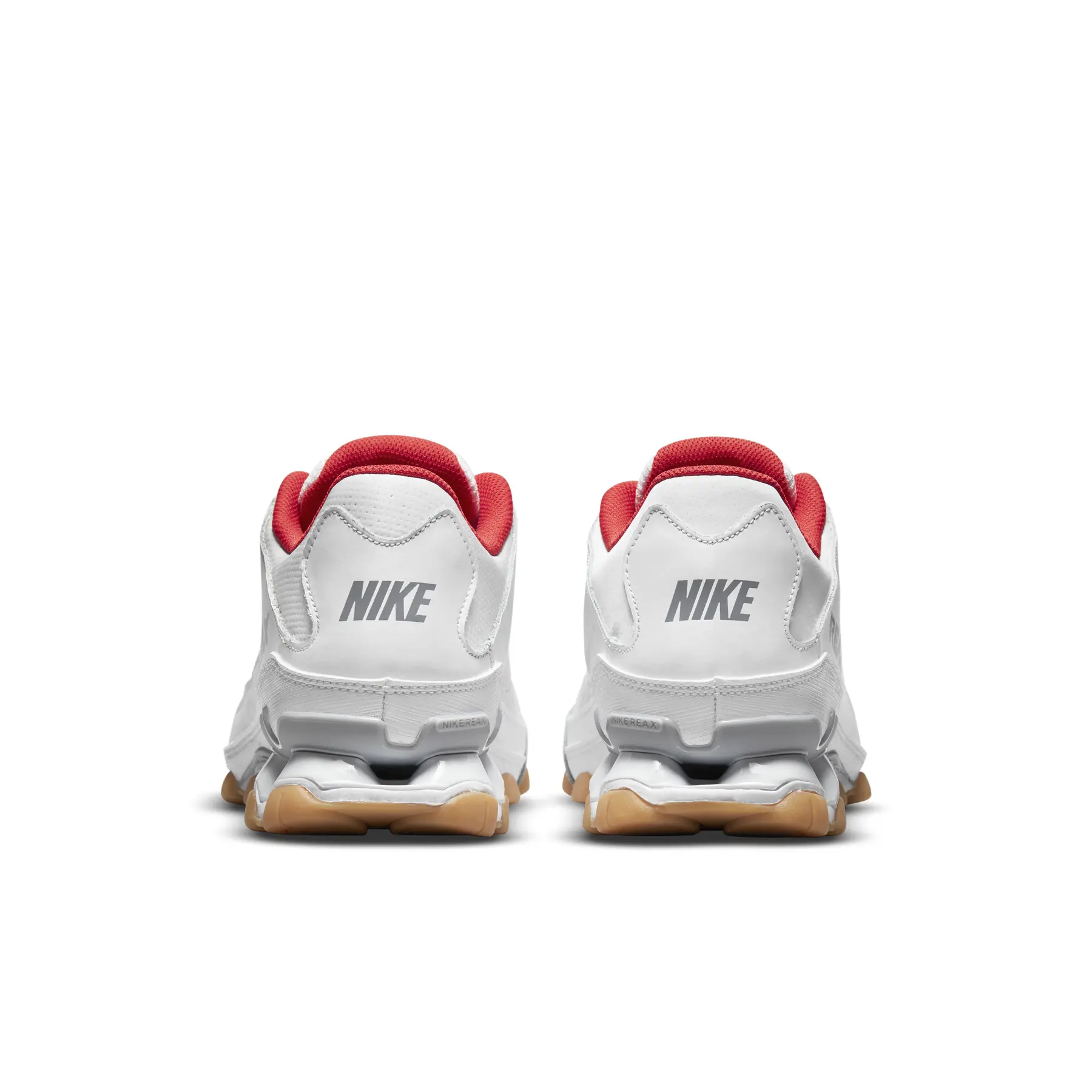 NEW Nike Reax 8 Mens Size 10 Training Shoes Sneakers White Wolf Grey Chile‎ Red NEW Nike REAX 8 TRAINING  main image 2
