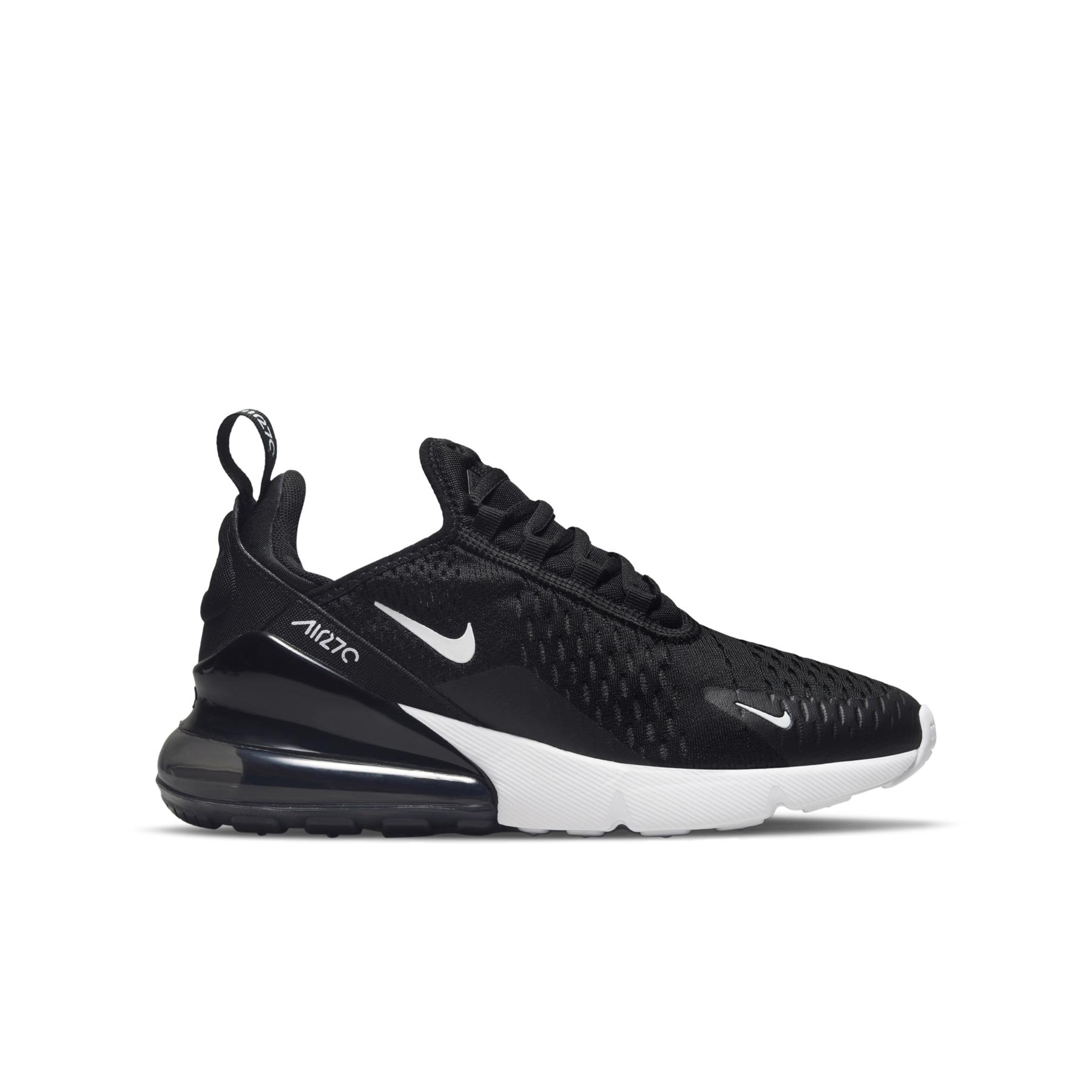 0888412141838 - Air Max 270 Sneaker Kinder in black-white-anthracite