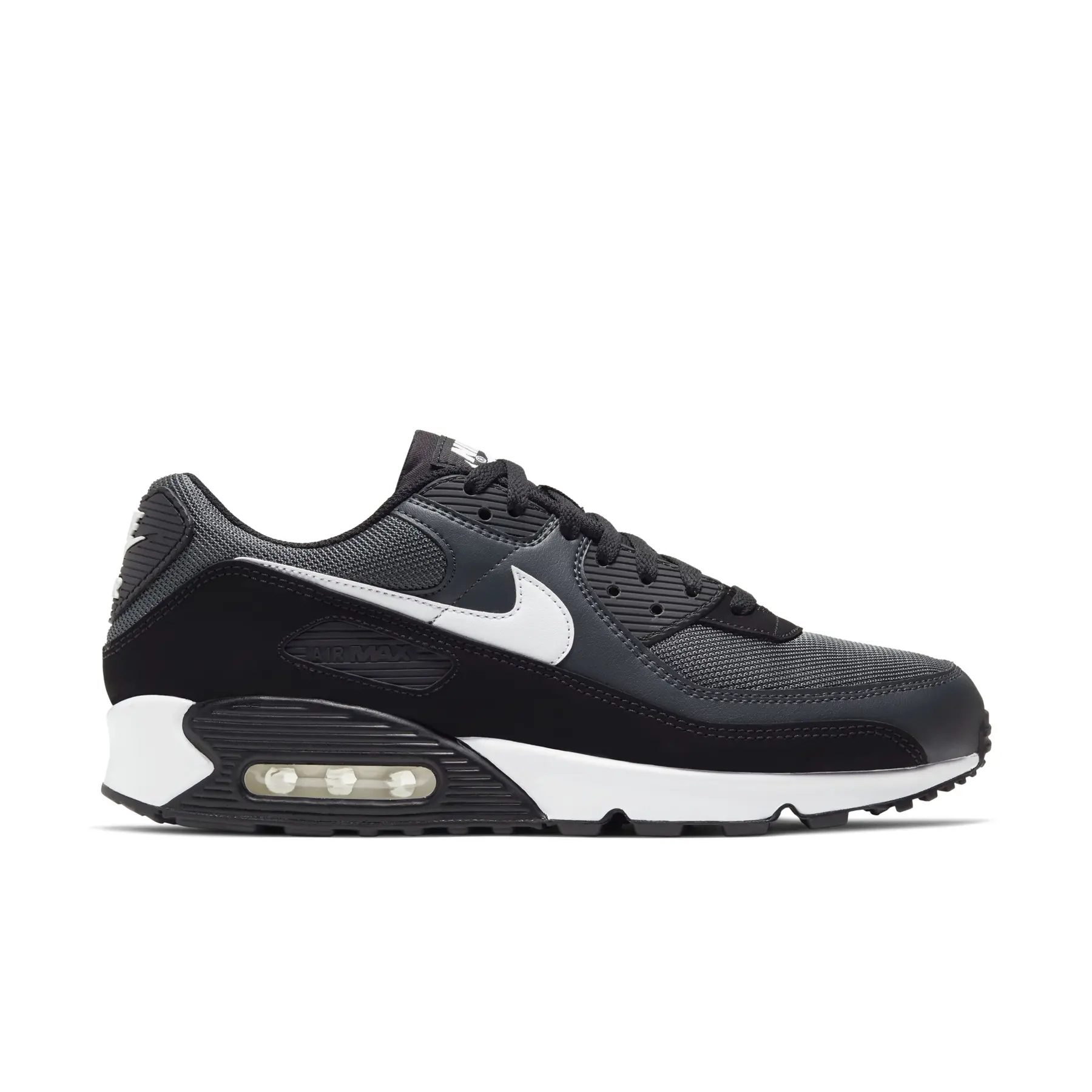 0193154416305 - - Air Max 90 Recraft - Sneaker in Schwarz Grau-Black