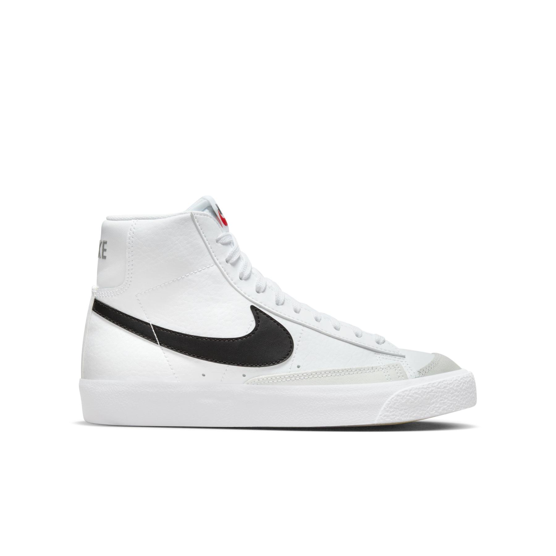 0194499447207 - BLAZER 77 Sneaker Kinder in white-black-total orange