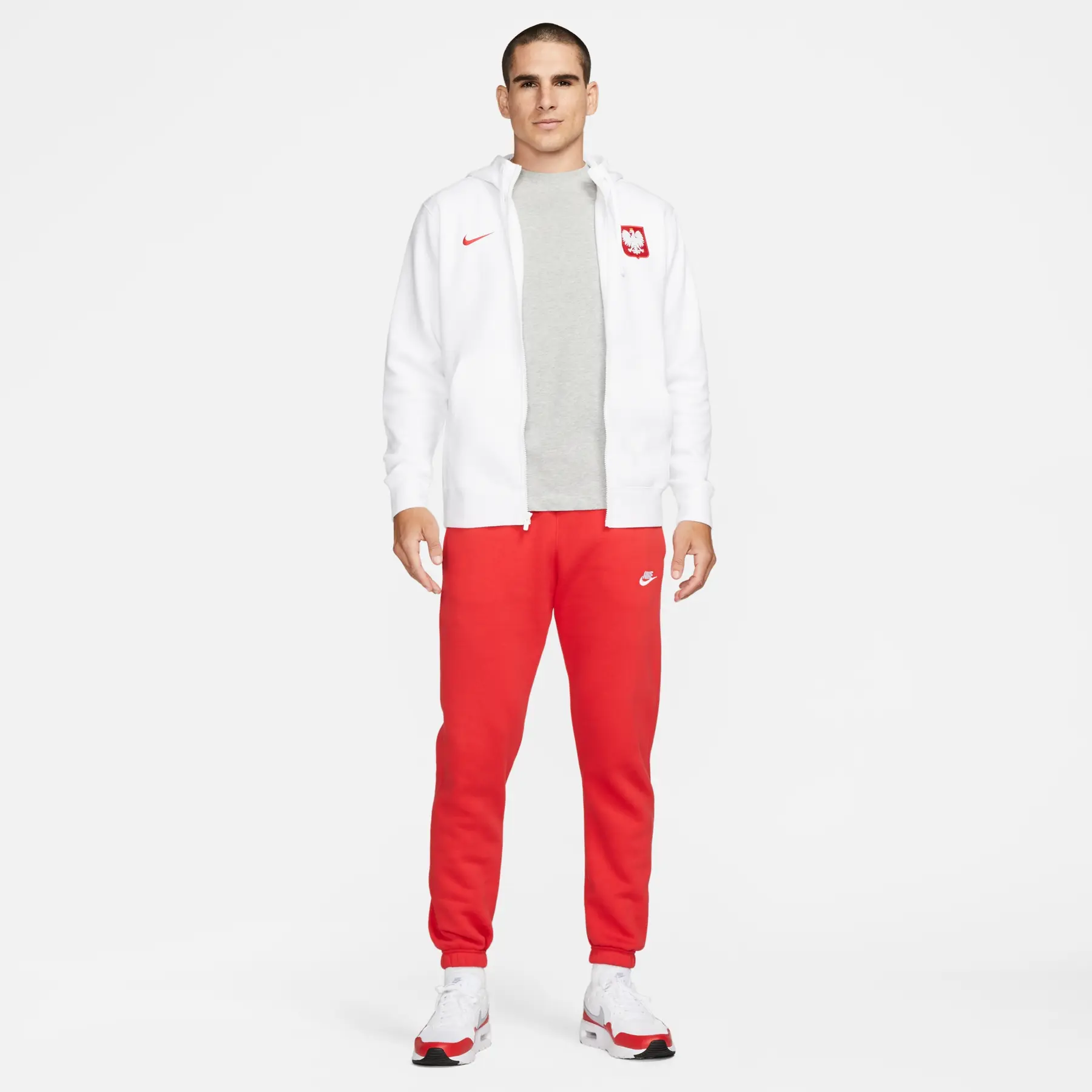 France Sweat à Capuche NSW Tech Fleece FZ Coupe du Monde 2026 - Bleu/Cuivré Enfant