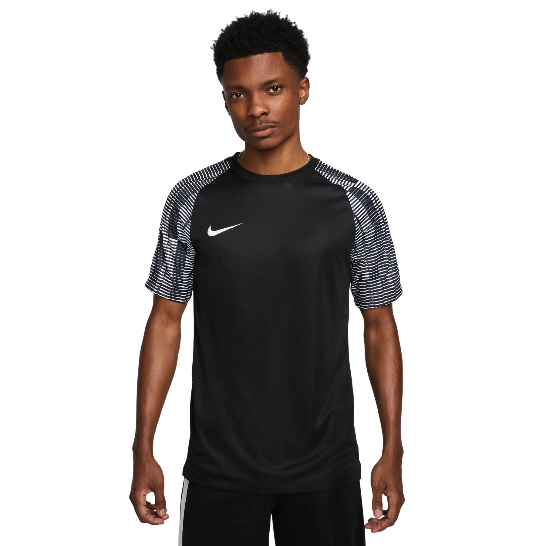 ナイキ ゲームシャツ ブラック ホワイト メッシュリバーシブル 通気性 B103 Jersey Nike Dri-FIT Academy | Foot-Store