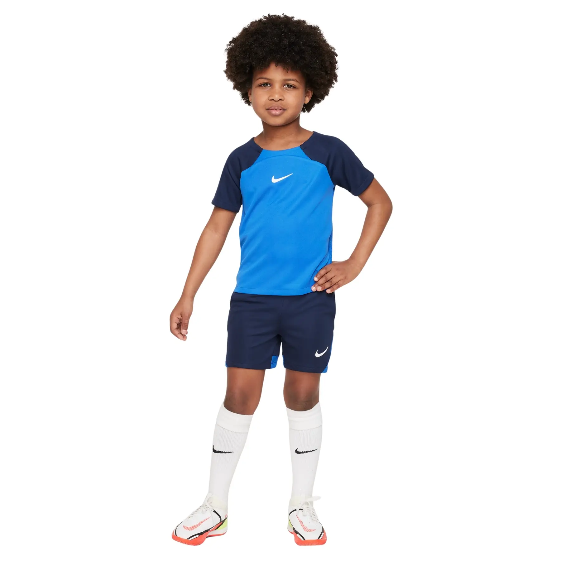 Kinderset Dri-FIT training - Bleu - unisex - Size: 3/4 ans