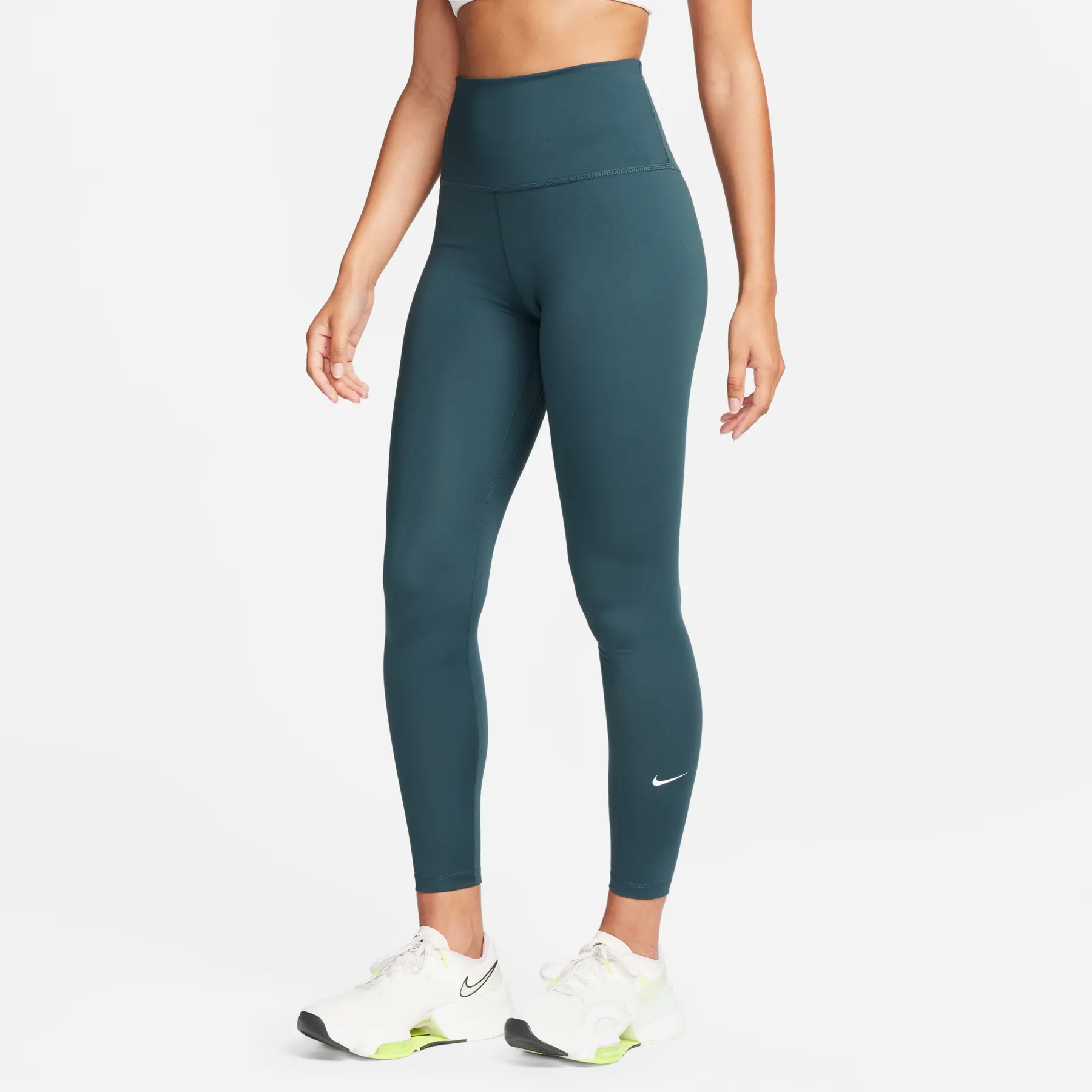 Leggings mit hoher Taille, Damen One - Bleu - female - Size: L