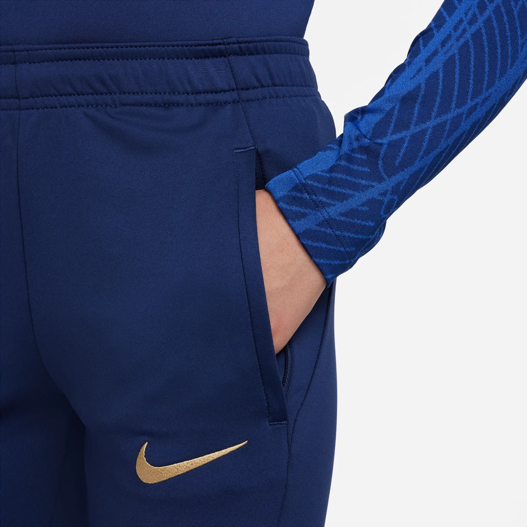 Pantalon De Survêtement J.Crew Garçon Taille 5 Bleu Marine - Coupe Slim, Poche Zippée, Neuf Avec Étiquettes