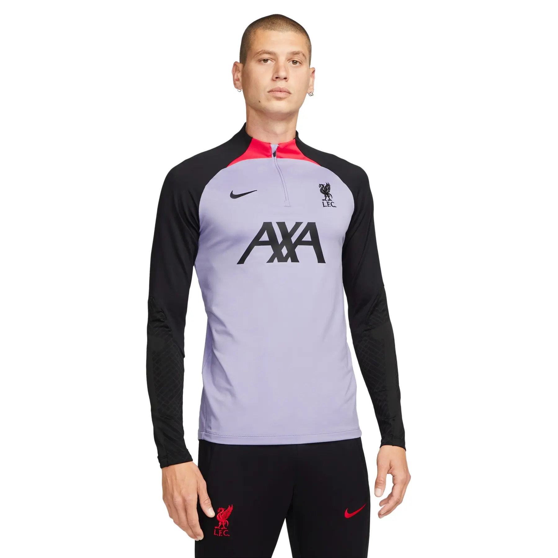 Maillot Entraînement Liverpool 2023 – Nike – Taille L – Gris – Occasion Bon état