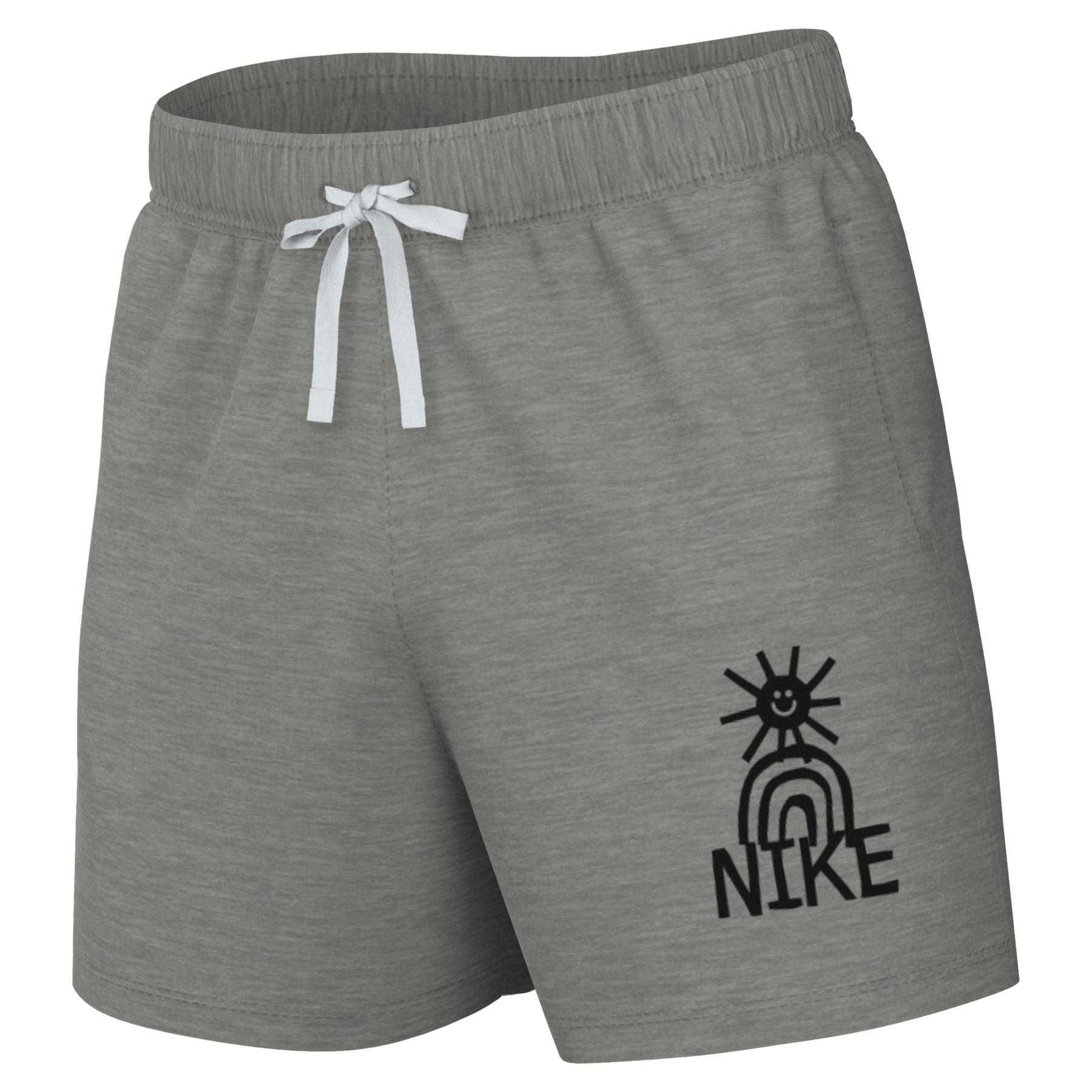 0196147145091 - - Have A Day - Shorts in Grau mit Logo