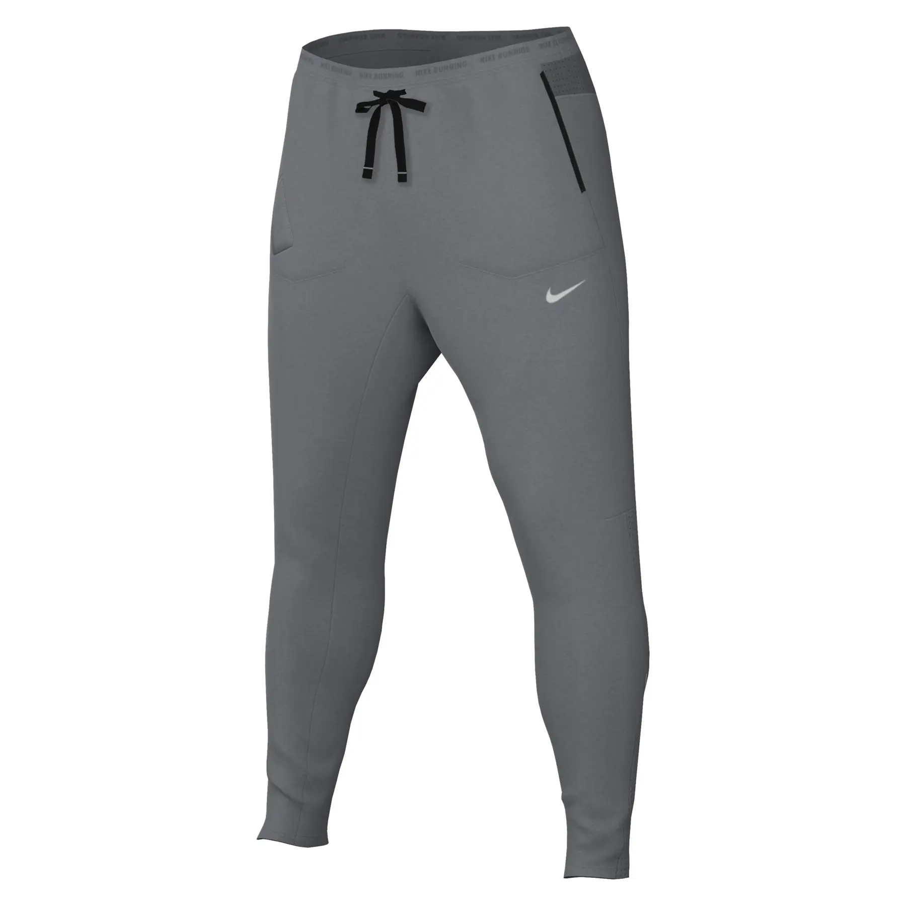 Nike Men's Gris Knit Joggers Dri-Fit Phenom Elite