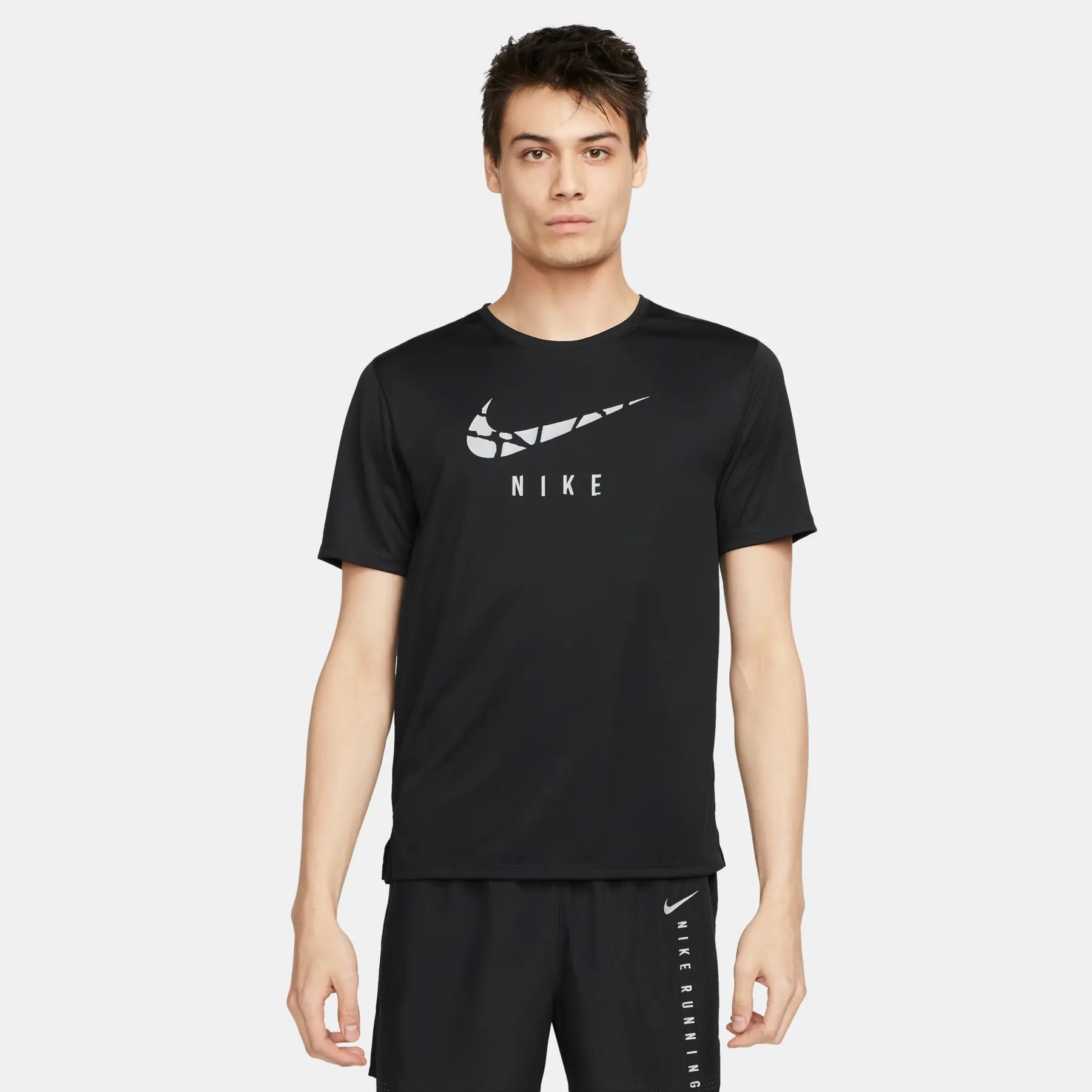 Trikot Dri-FIT Run Division Core - Noir - male - Size: M