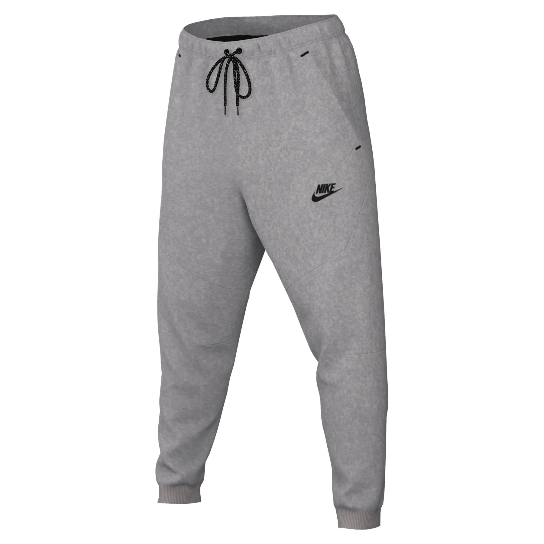 0196151958755 - - Tech - Fleece-Jogginghose für den Winter in Steingrau