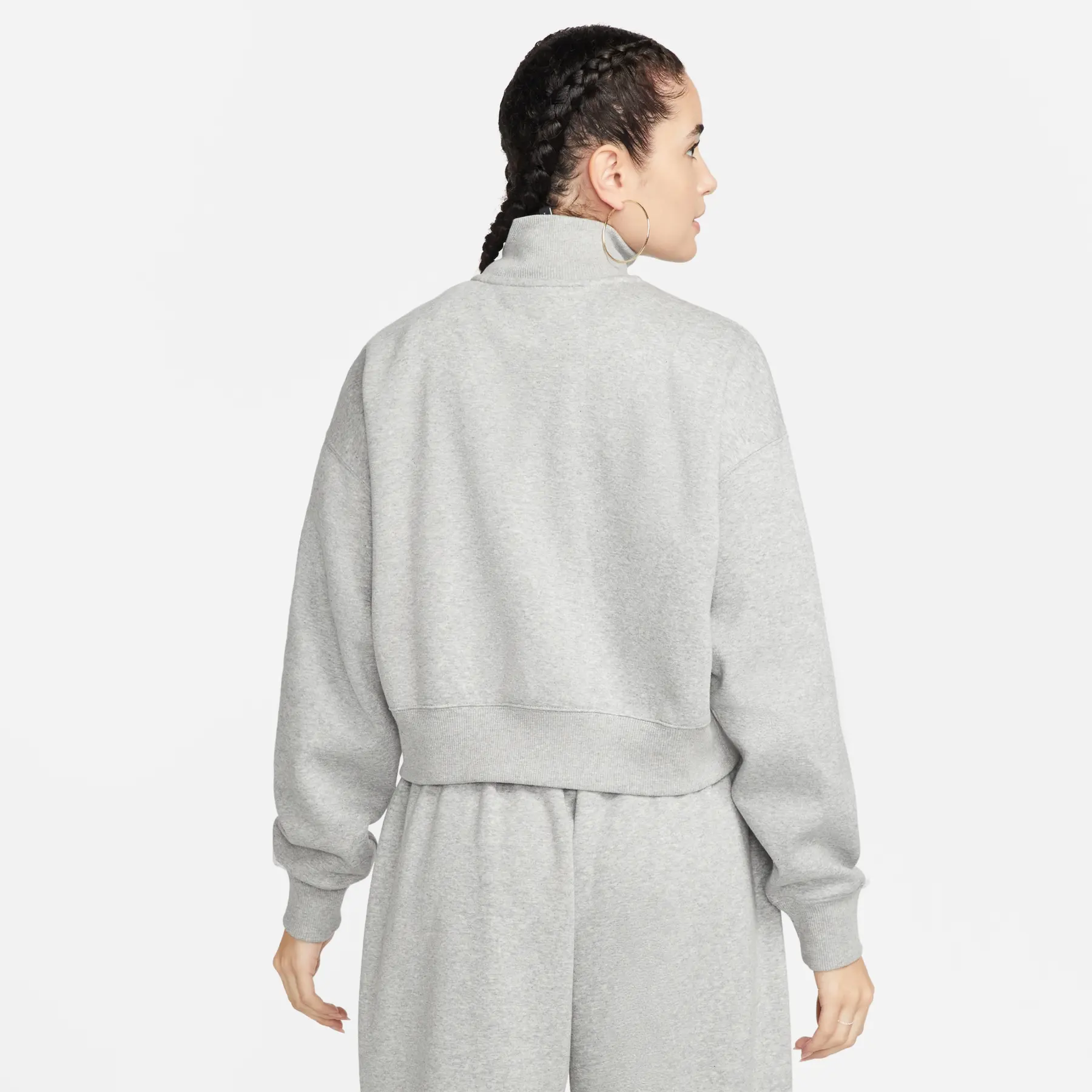Women's 1/2 zip crop sweatshirt Nike Phoenix Fleece | Foot-Store
