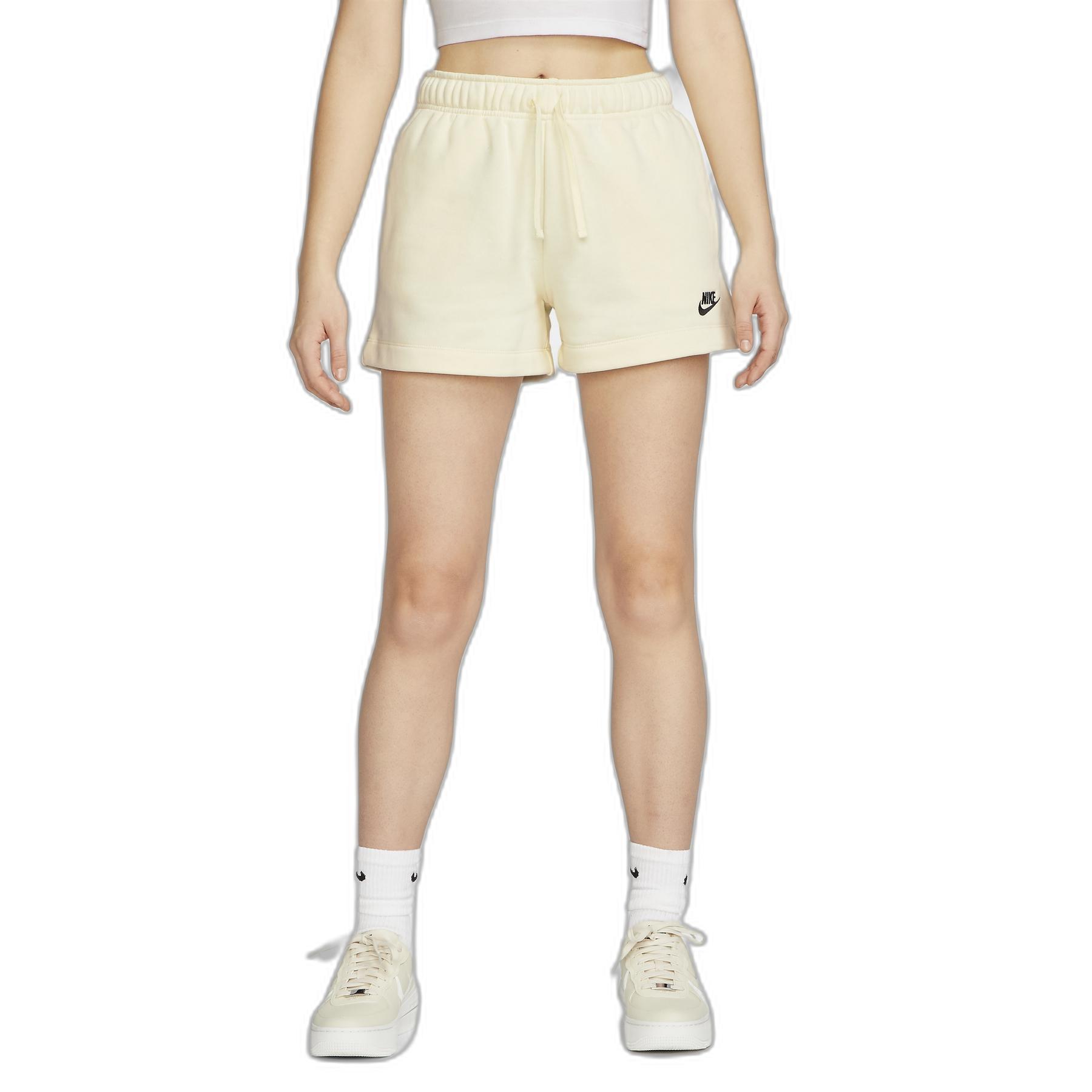 0196153372436 - - Club - Fleece-Shorts in Kokosmilch-Weiß