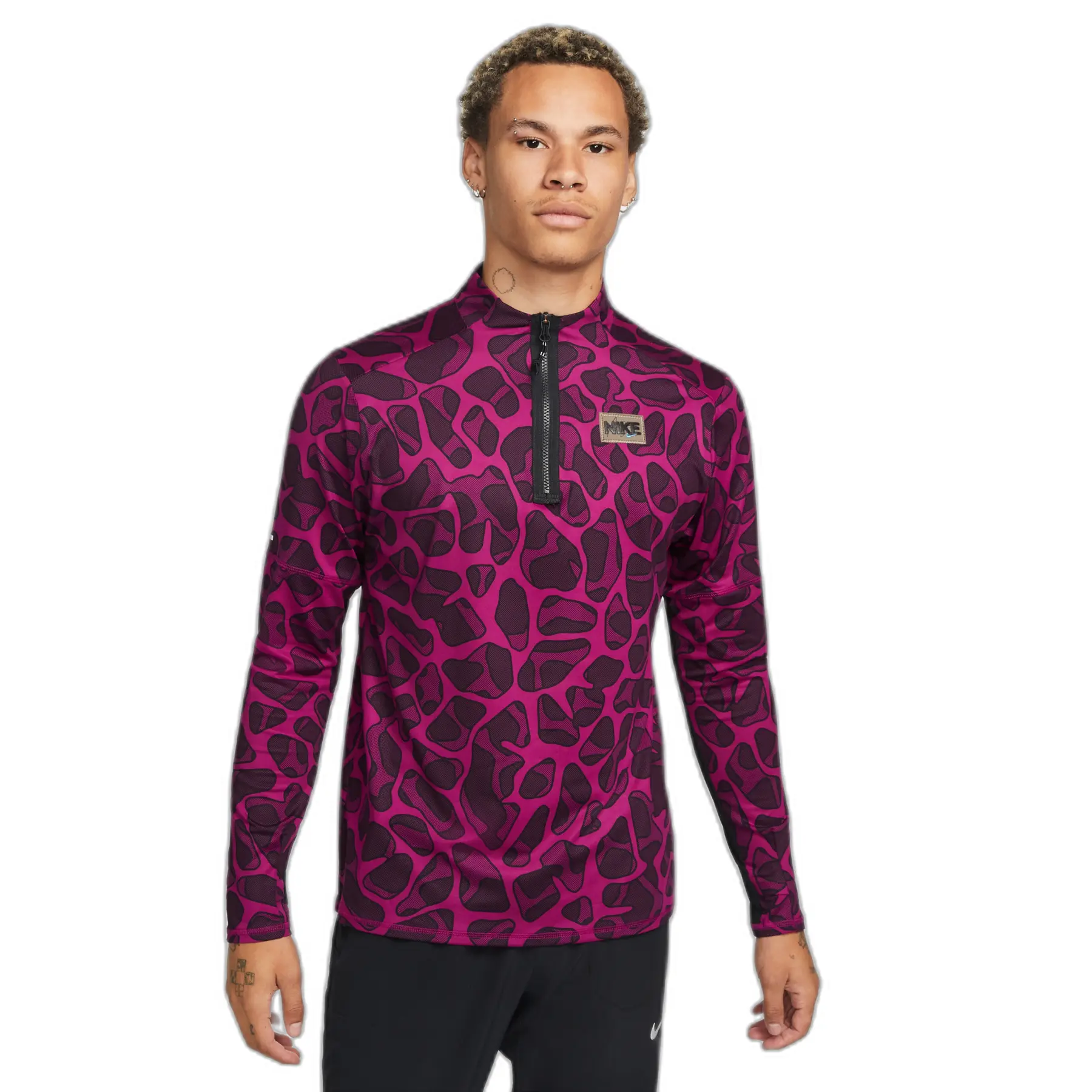 Half zip long sleeve jersey Nike Dri-Fit Element | Foot-Store