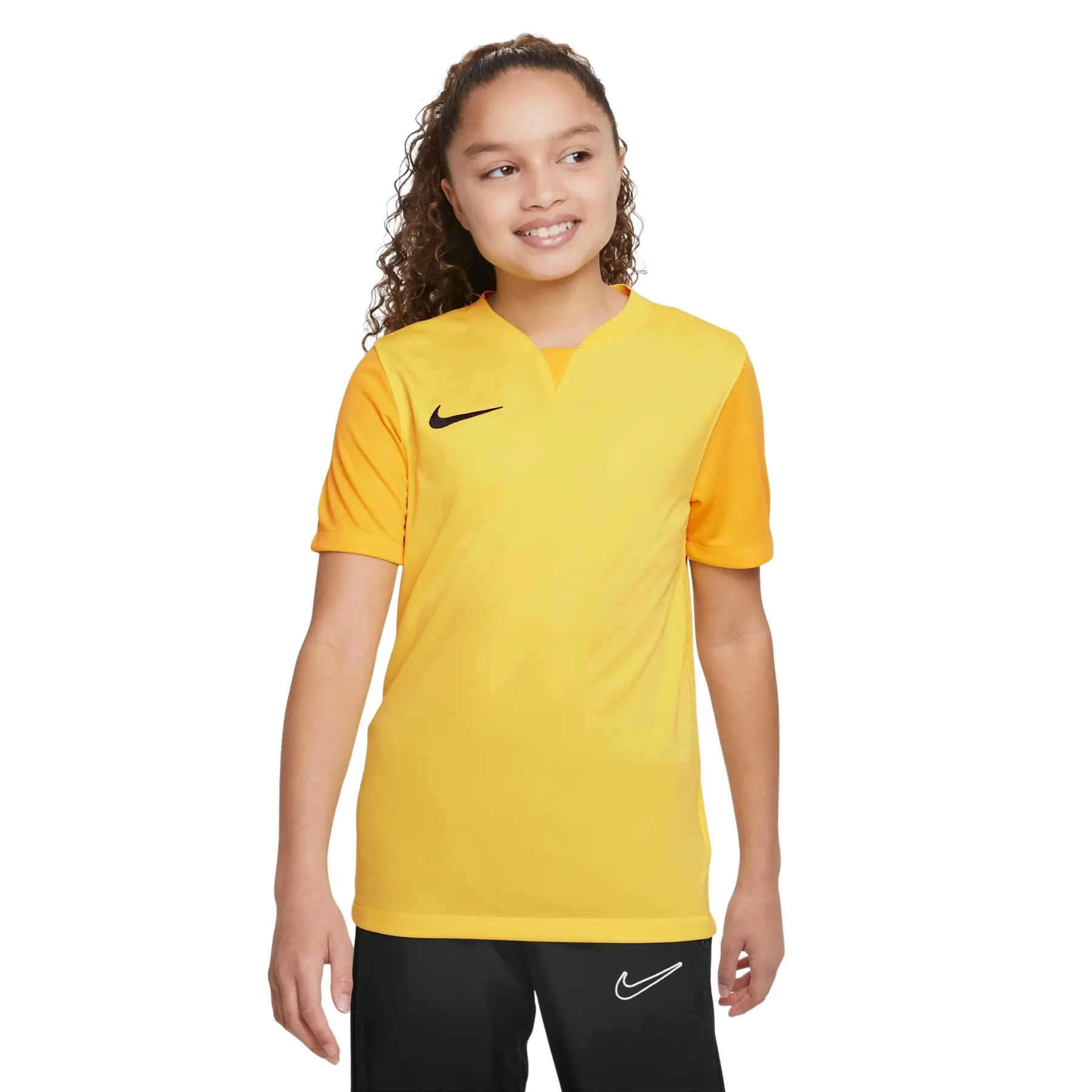 Kindertrikot Dri-Fit Trophy V - Jaune - unisex - Size: 10/12 ans