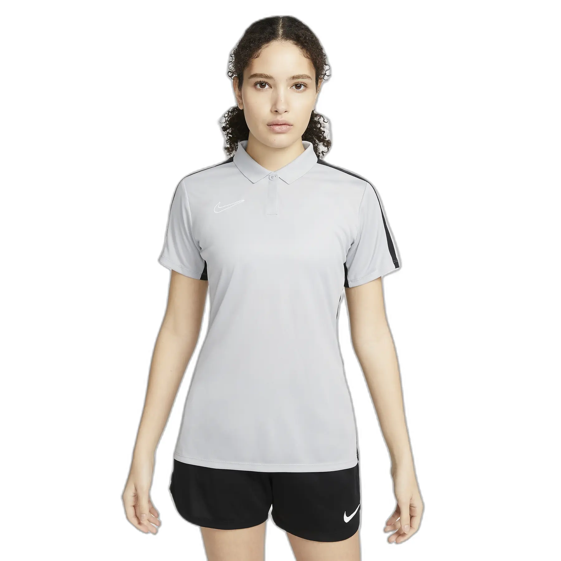 Polo-Shirt Frau Dri-Fit Academy 23 - Gris - female - Size: L