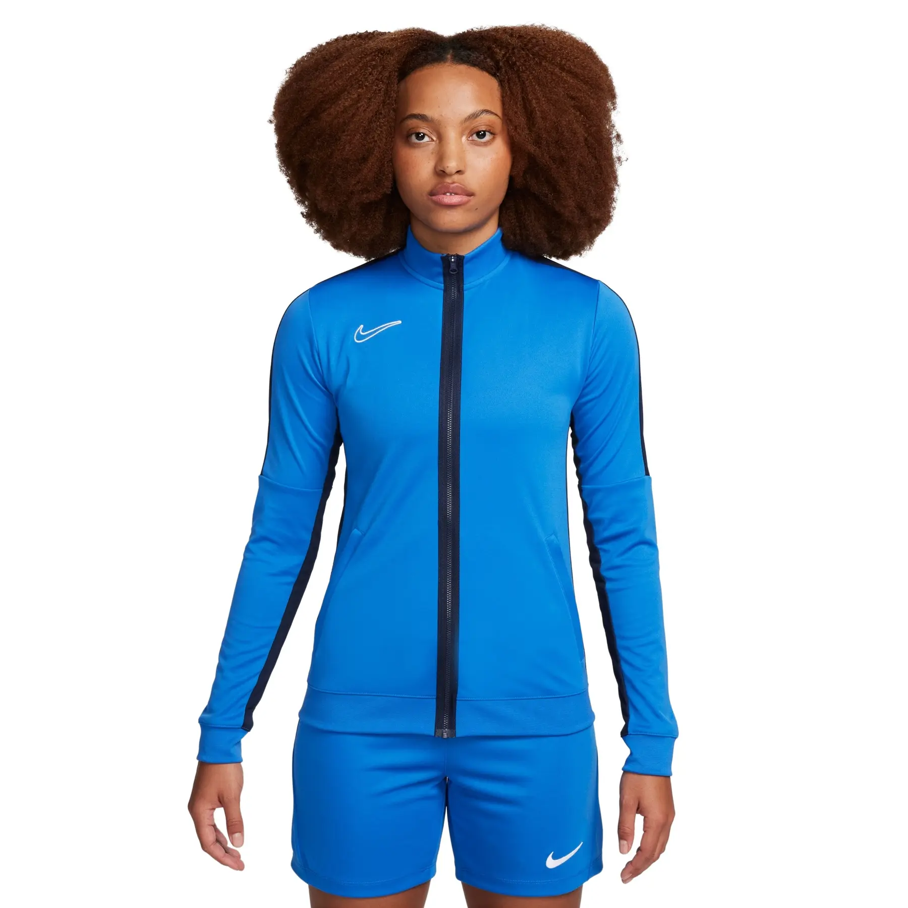 Trainingsjacke Damen Dri-Fit Academy 23 - Bleu - female - Size: L