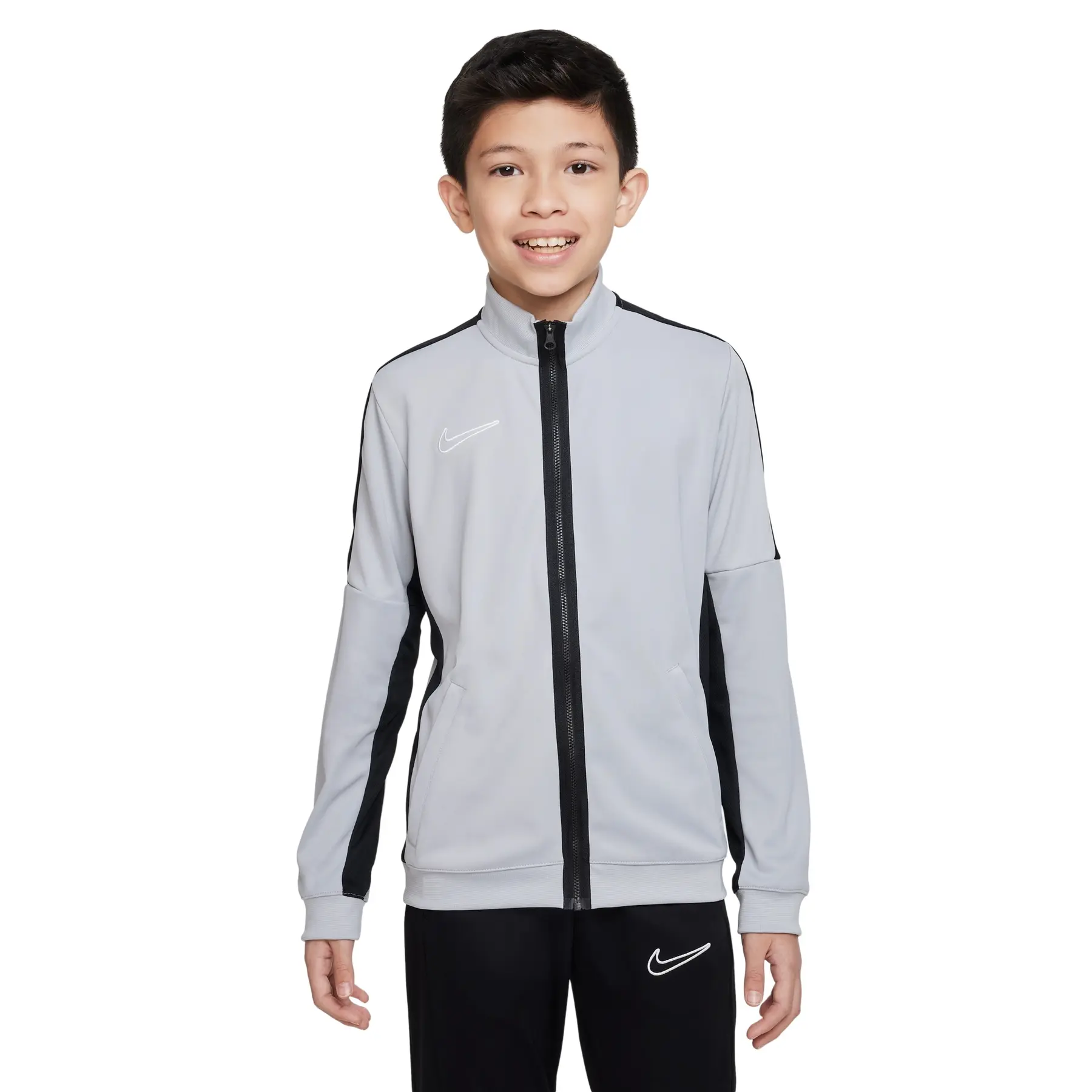 Kinder-Trainingsjacke aus Mesh Dri-Fit Academy 23 - Gris - unisex - Size: 12/13 ans