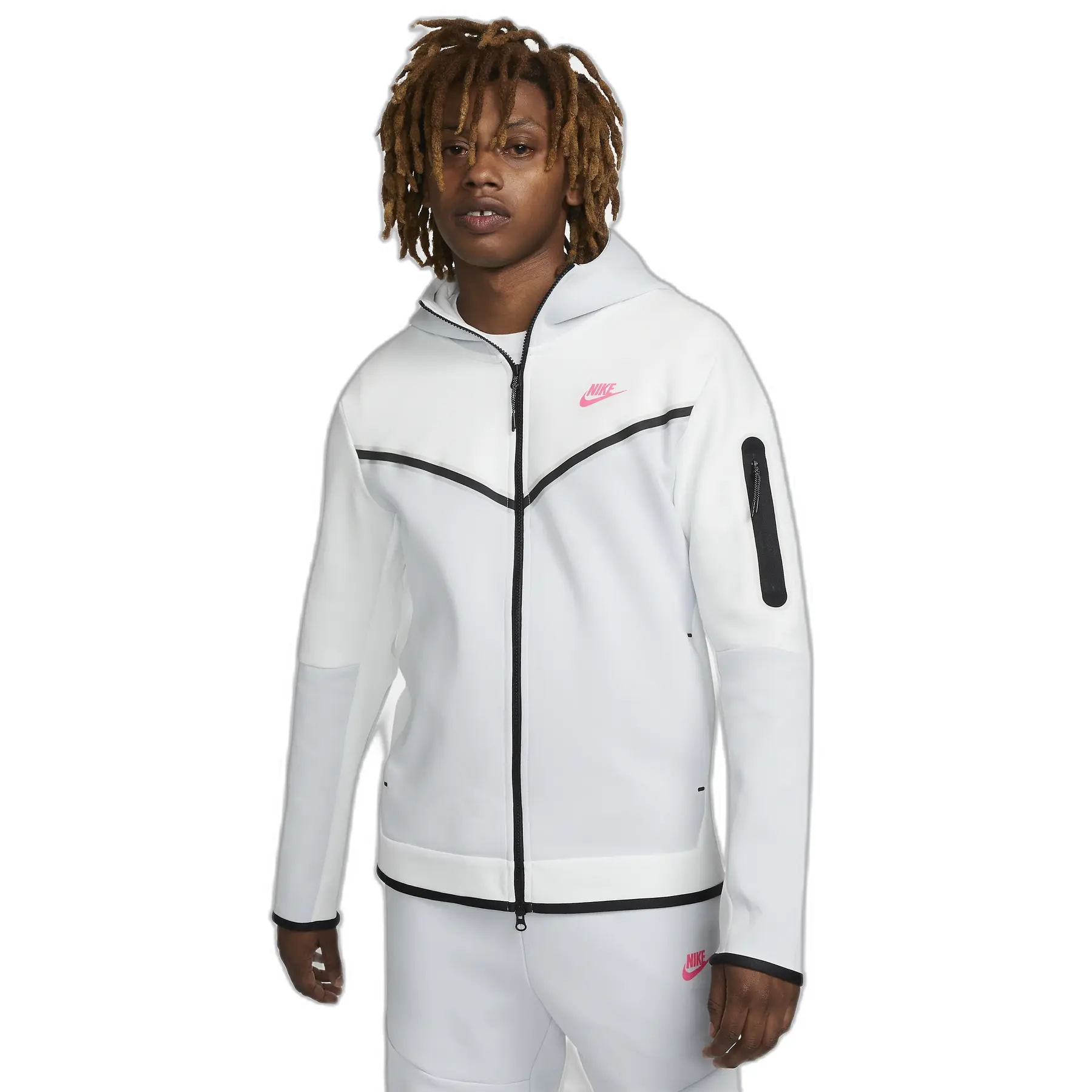Kapuzenpullover Full Zip Tech S WR - Blanc - male - Size: XL