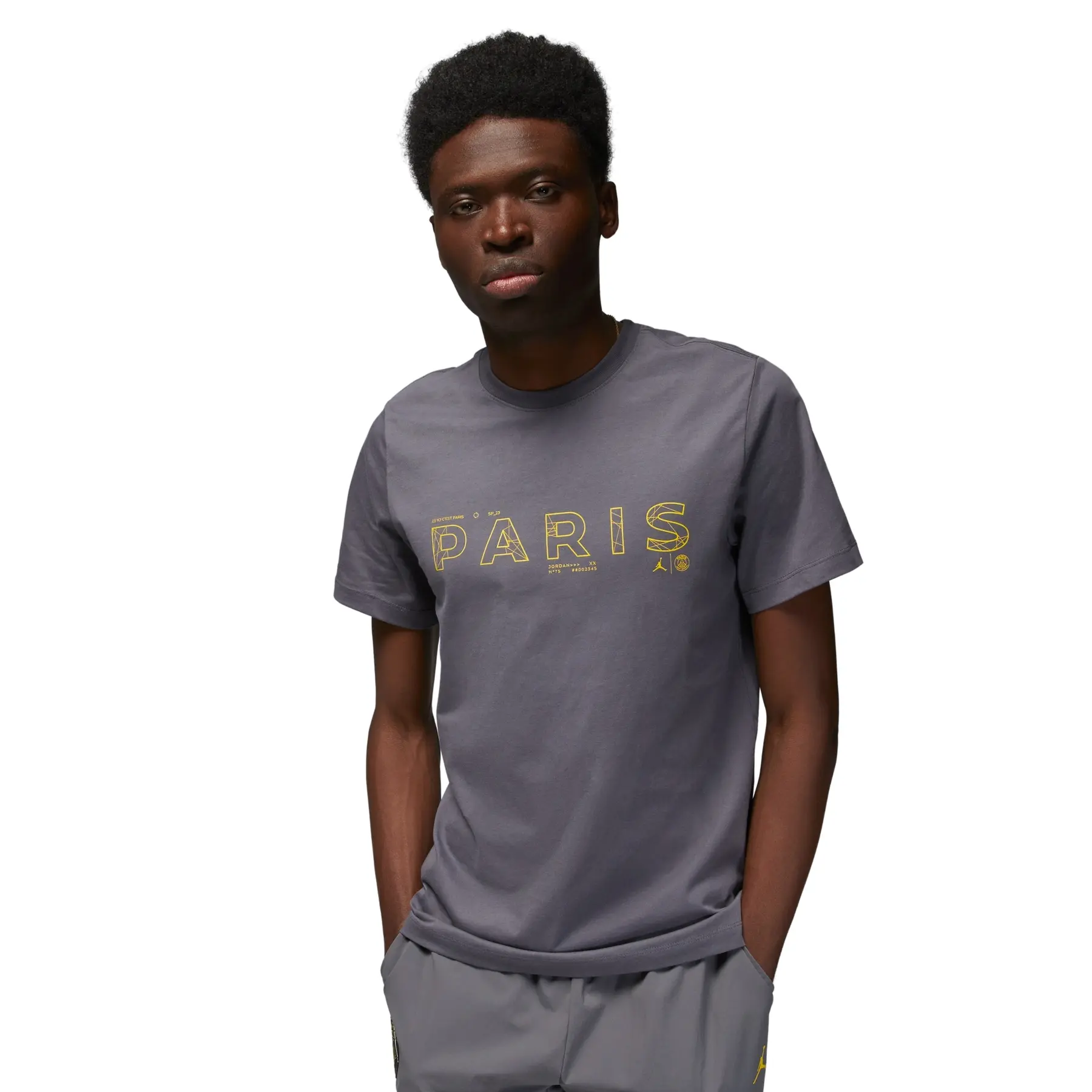 T-Shirt PSG x Jordan 2022/23 - Gris - male - Size: M
