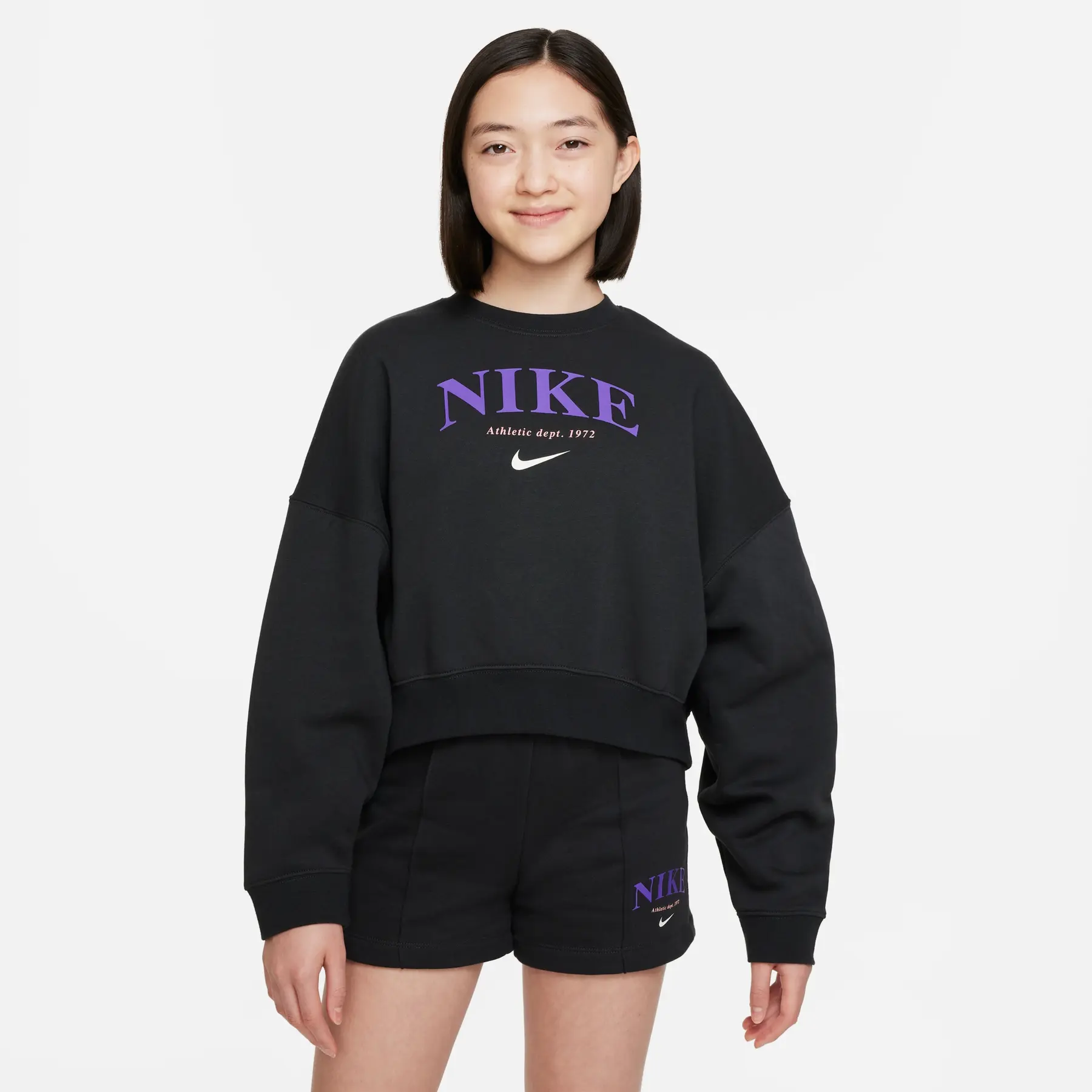 0196149791562 - Sweatshirt Mädchen Sportswear Trend