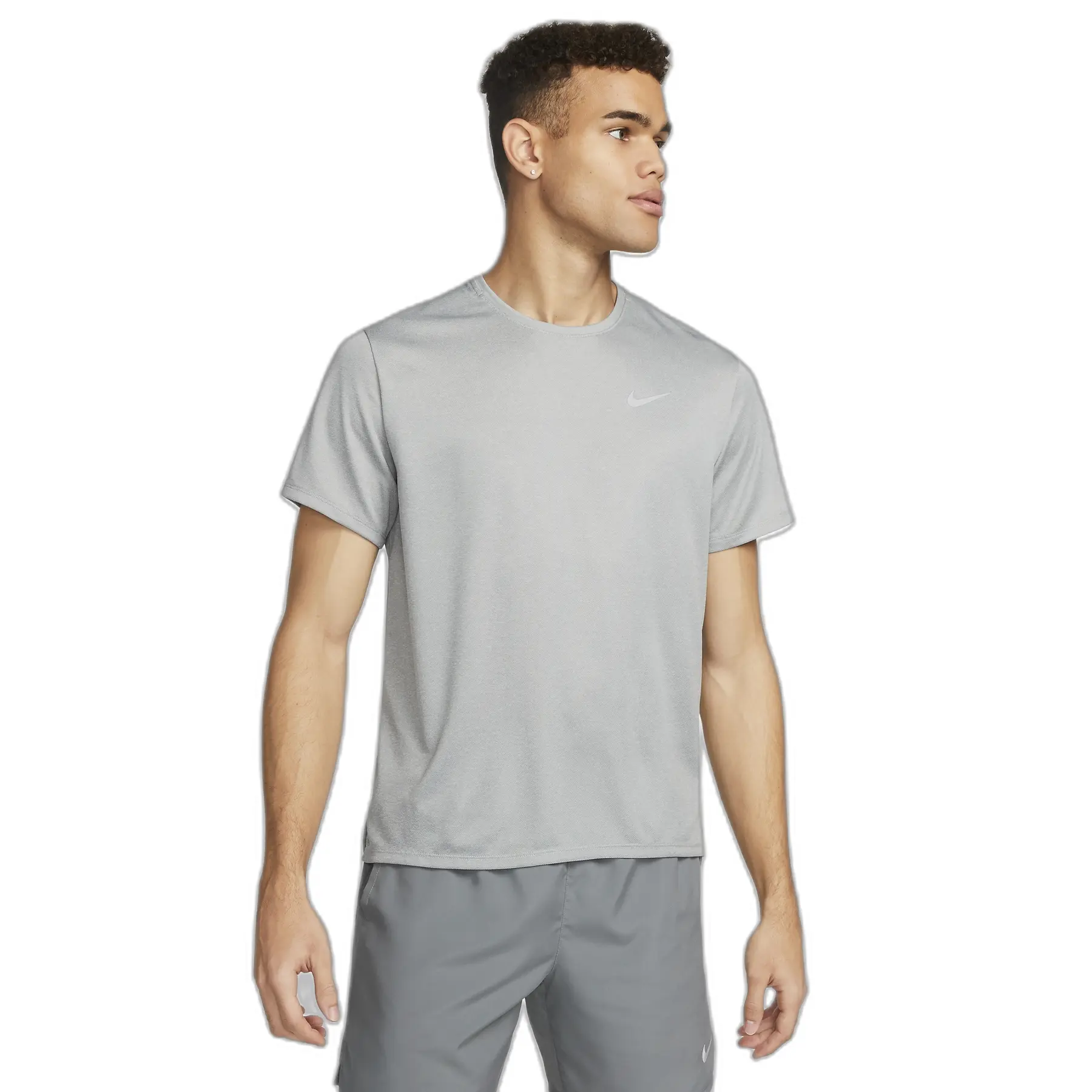 Nike Gris Jersey Dri-Fit Uv Miler