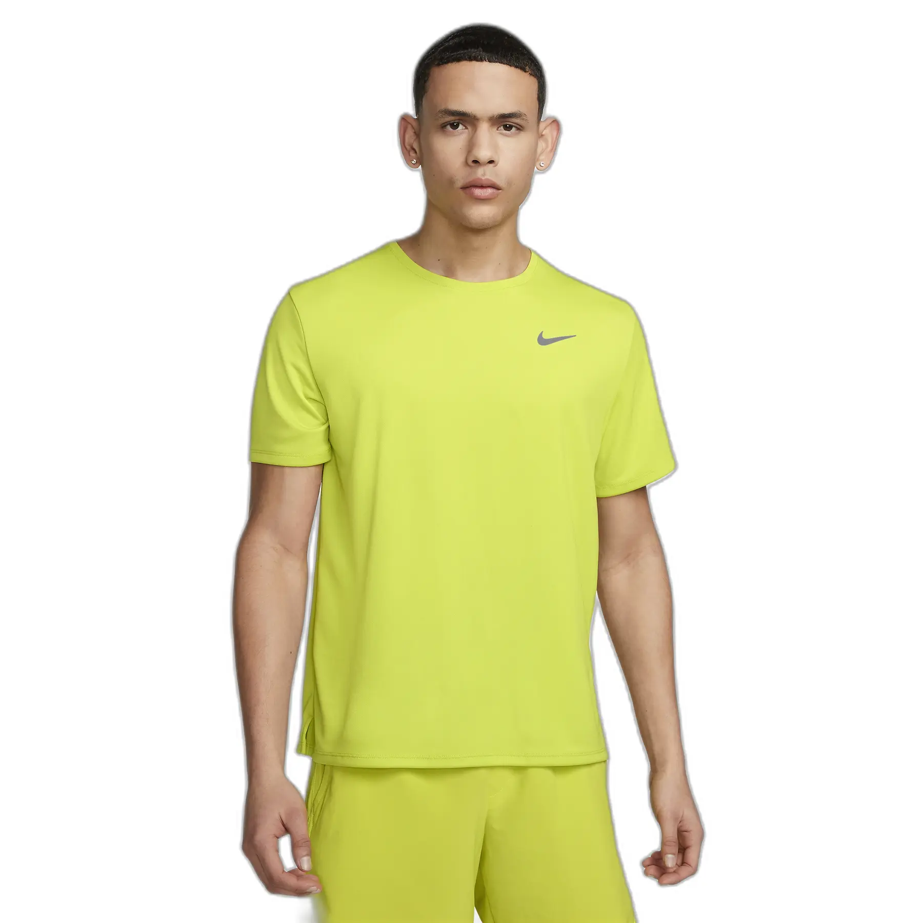 Nike Jaune Maglia Dri-Fit Uv Miler