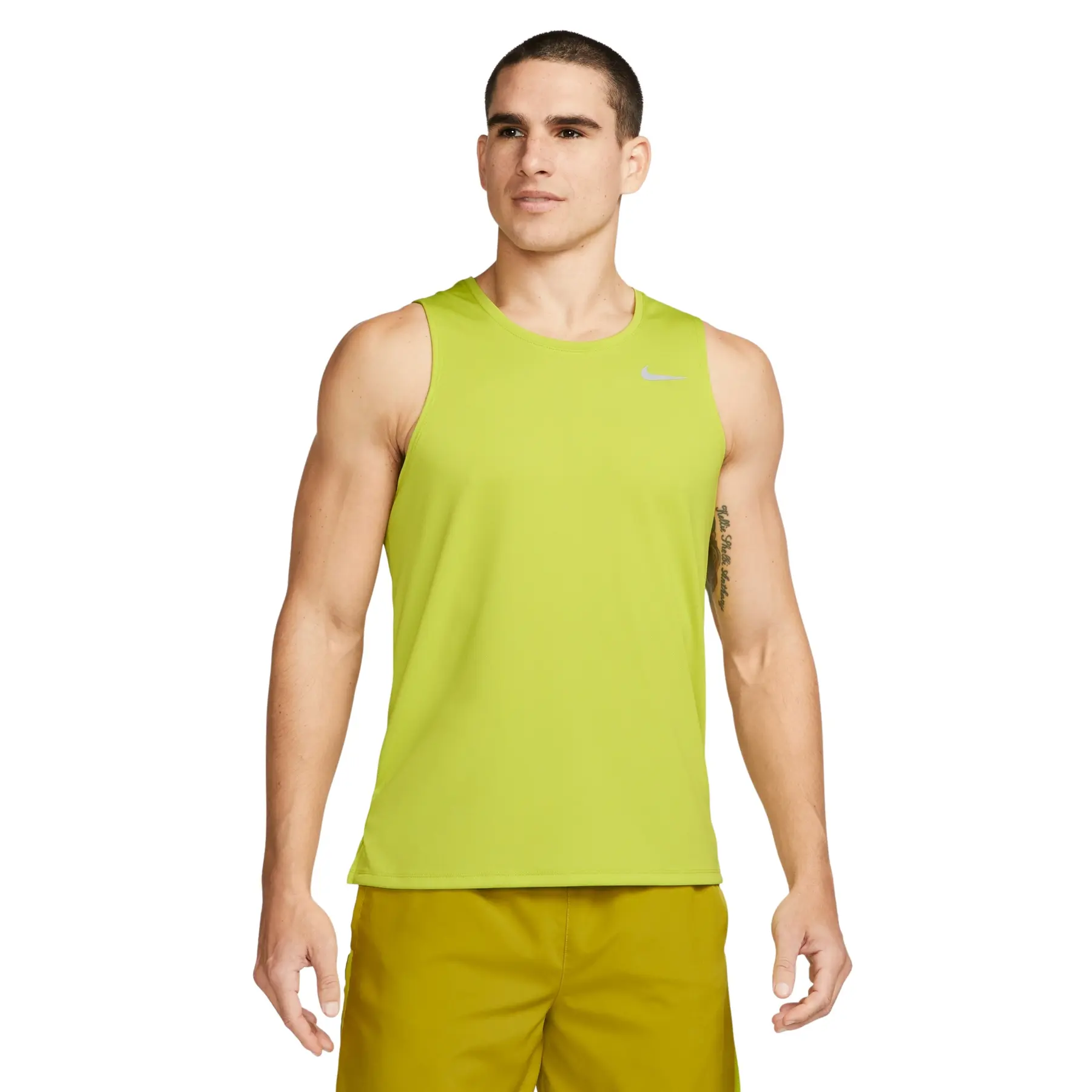 Nike Jaune Canottiera Dri-Fit Miler