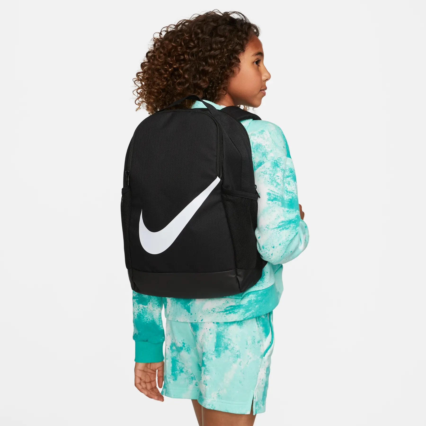 black teal nike backpack Nike Brasilia Kids' Backpack (18L)