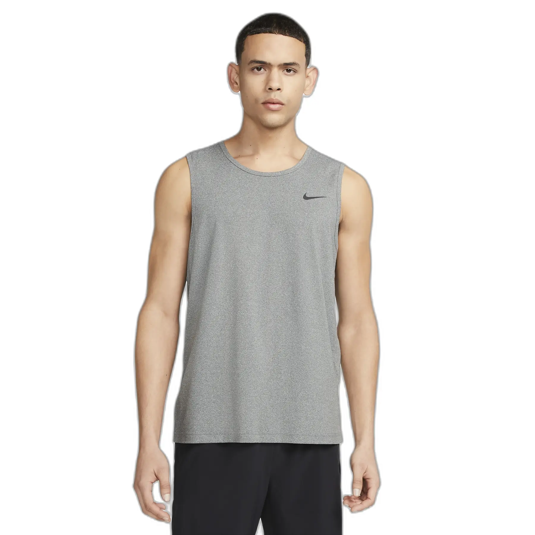 Nike シルバー Vネック タンクトップ Tank top Nike Dri-Fit UV Hyverse | Foot-Store