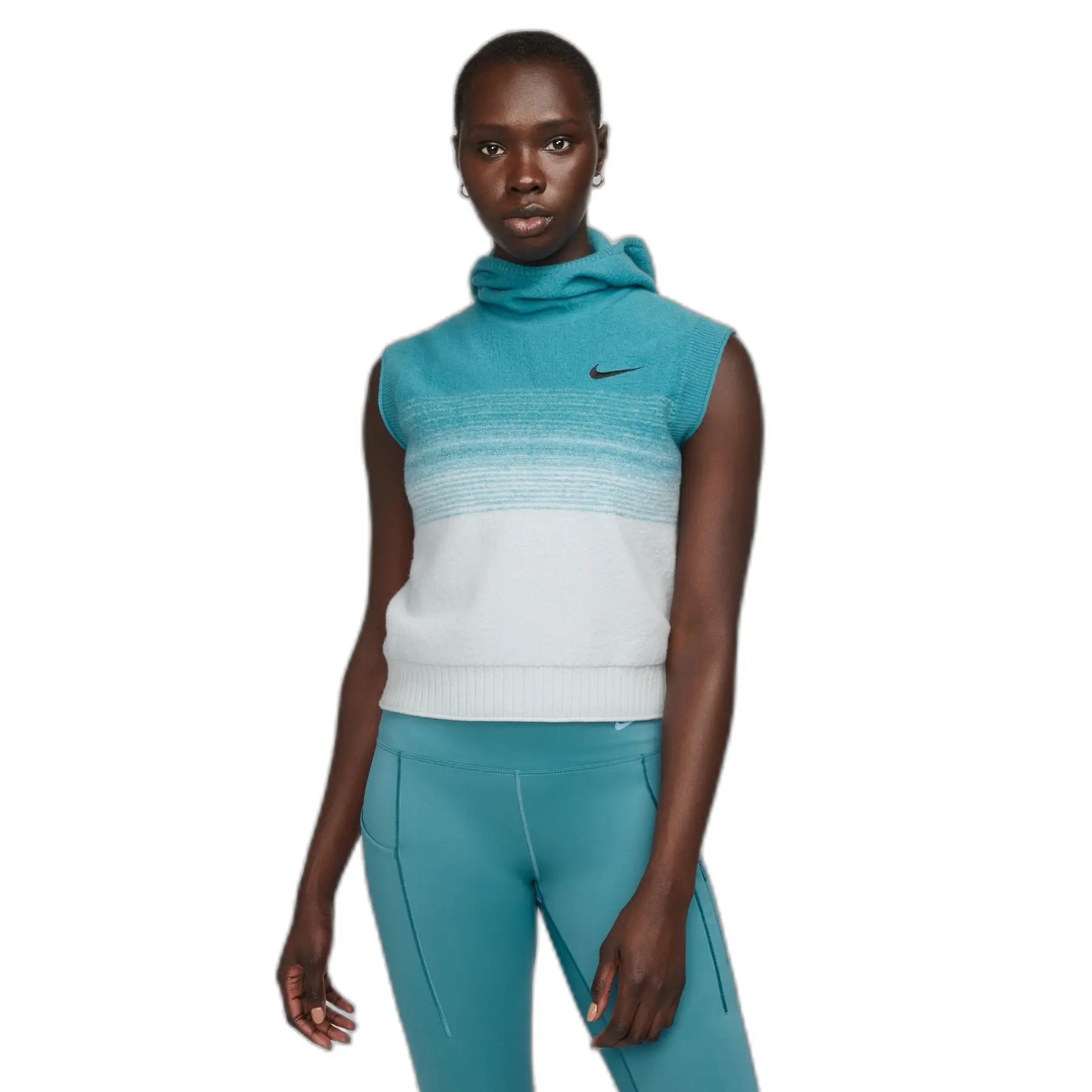 Ärmelloser Pullover mit Kapuze, Frau Dri-FIT Advance Run Division - Argenté - female - Size: S