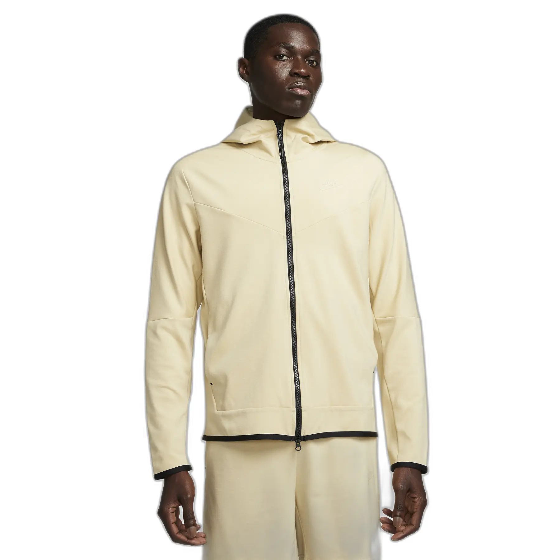 Full Zip Trainingsjacke Tech Lghtwht - Beige - male - Size: XL