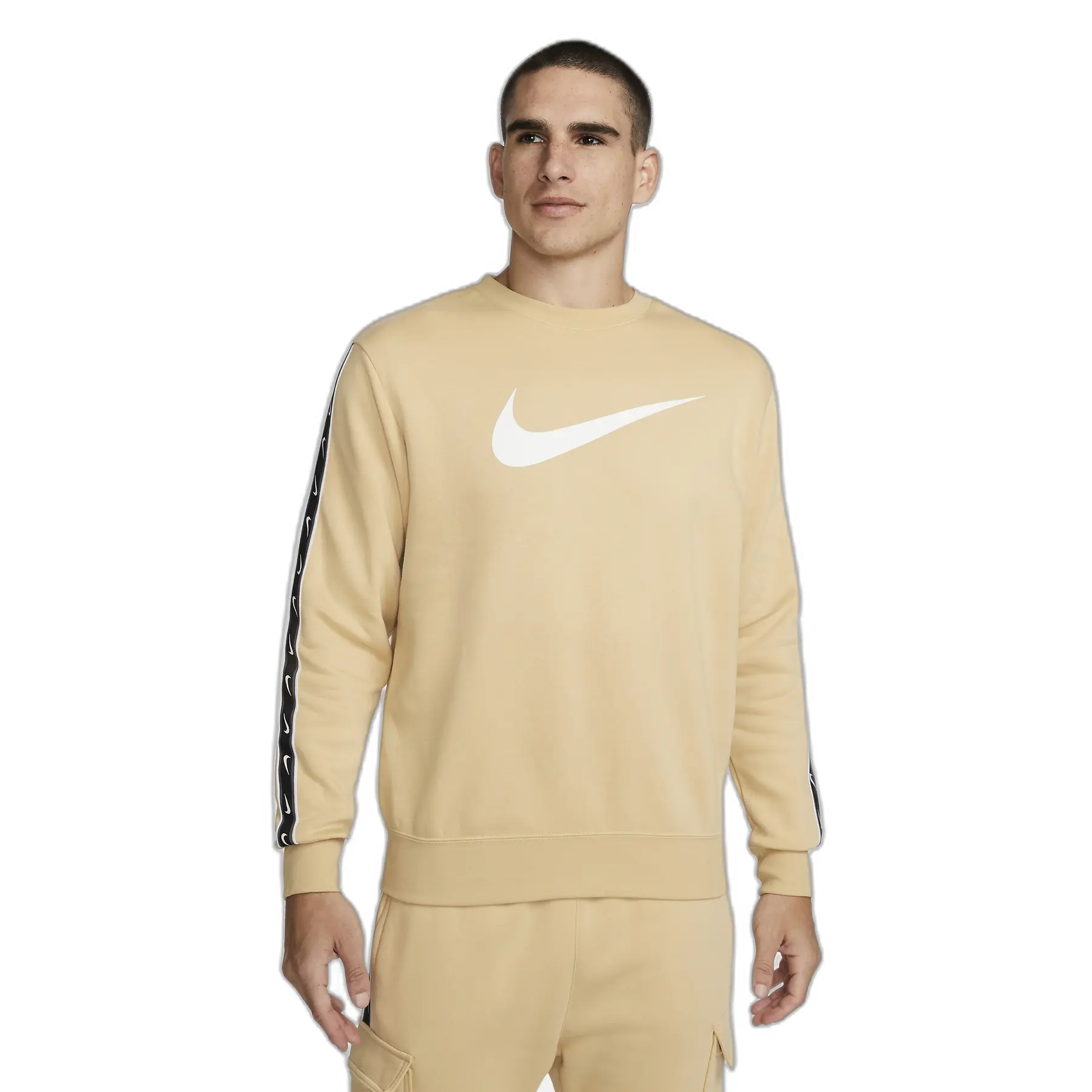 Sweatshirt Rundhalsausschnitt Nike Repeat Fleece