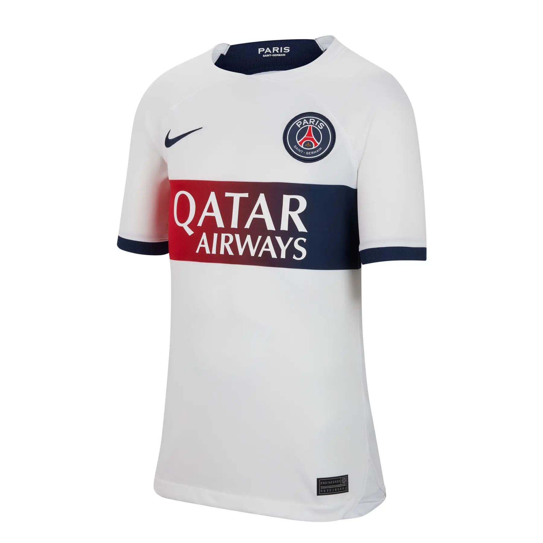 Auswärtstrikot Kinder PSG 2023/24 - Blanc - unisex - Size: 12/13 ans