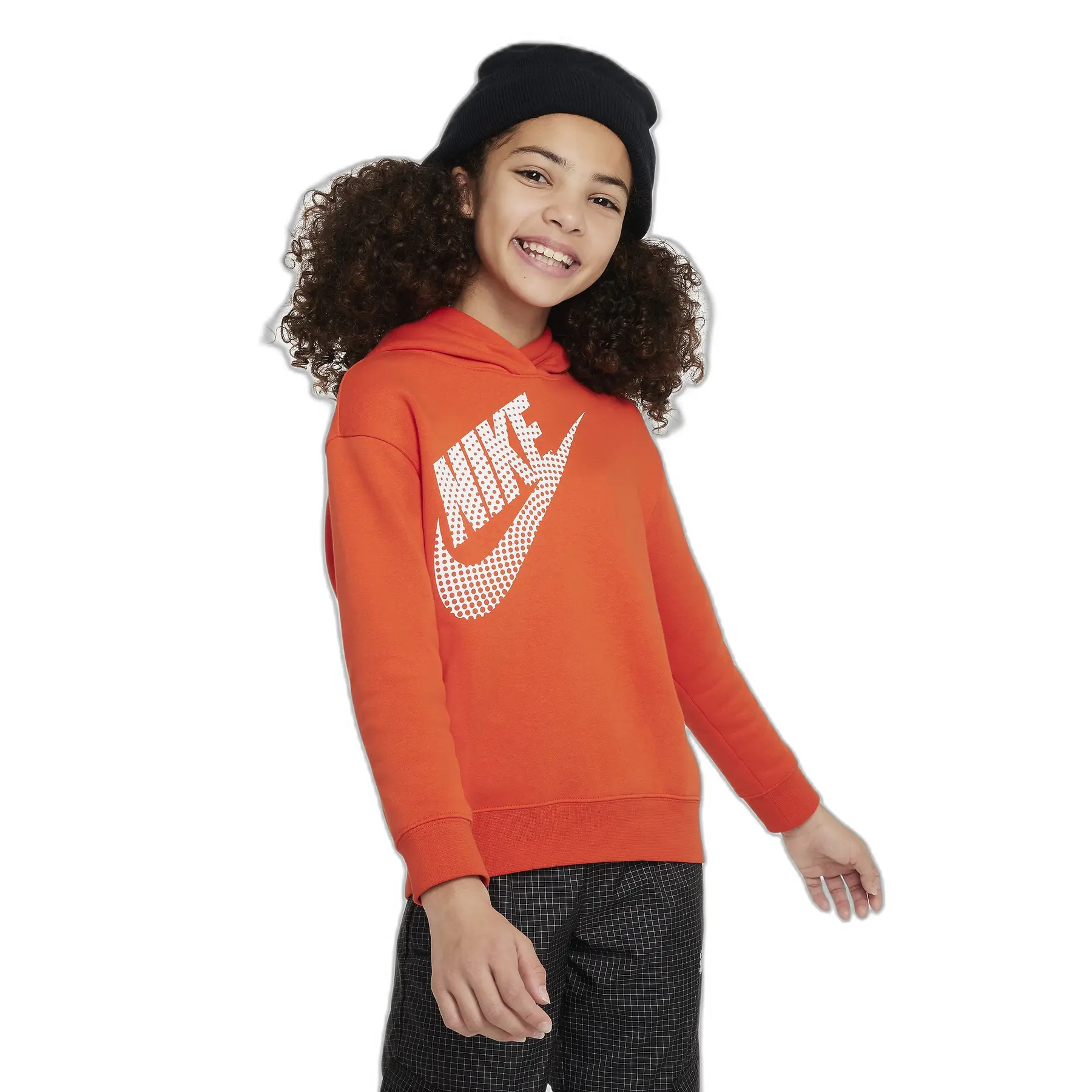 Sweatshirt mit Kapuze, oversized, Mädchen Nike