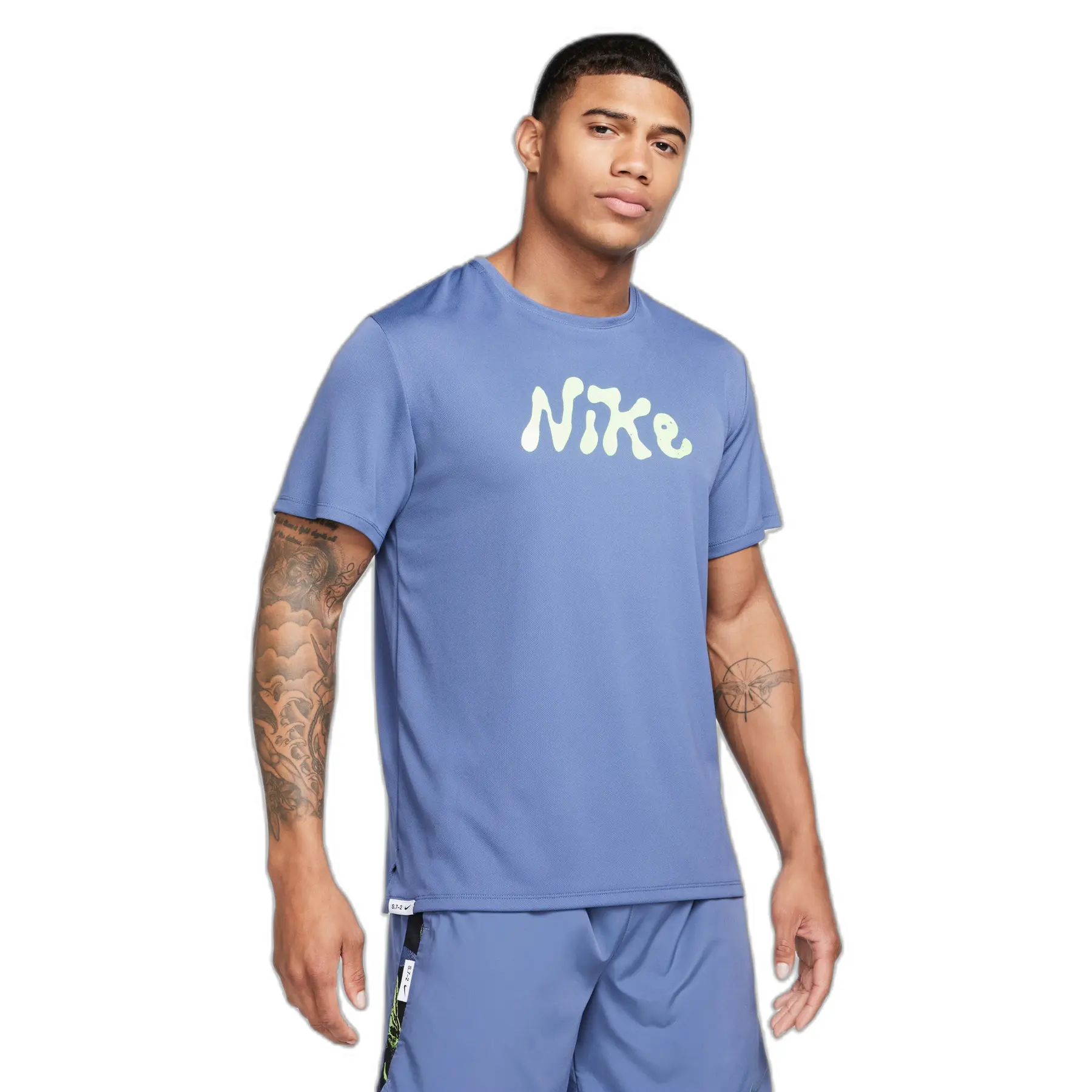 Trikot Dri-FIT UV S72 Miler - Bleu - male - Size: M
