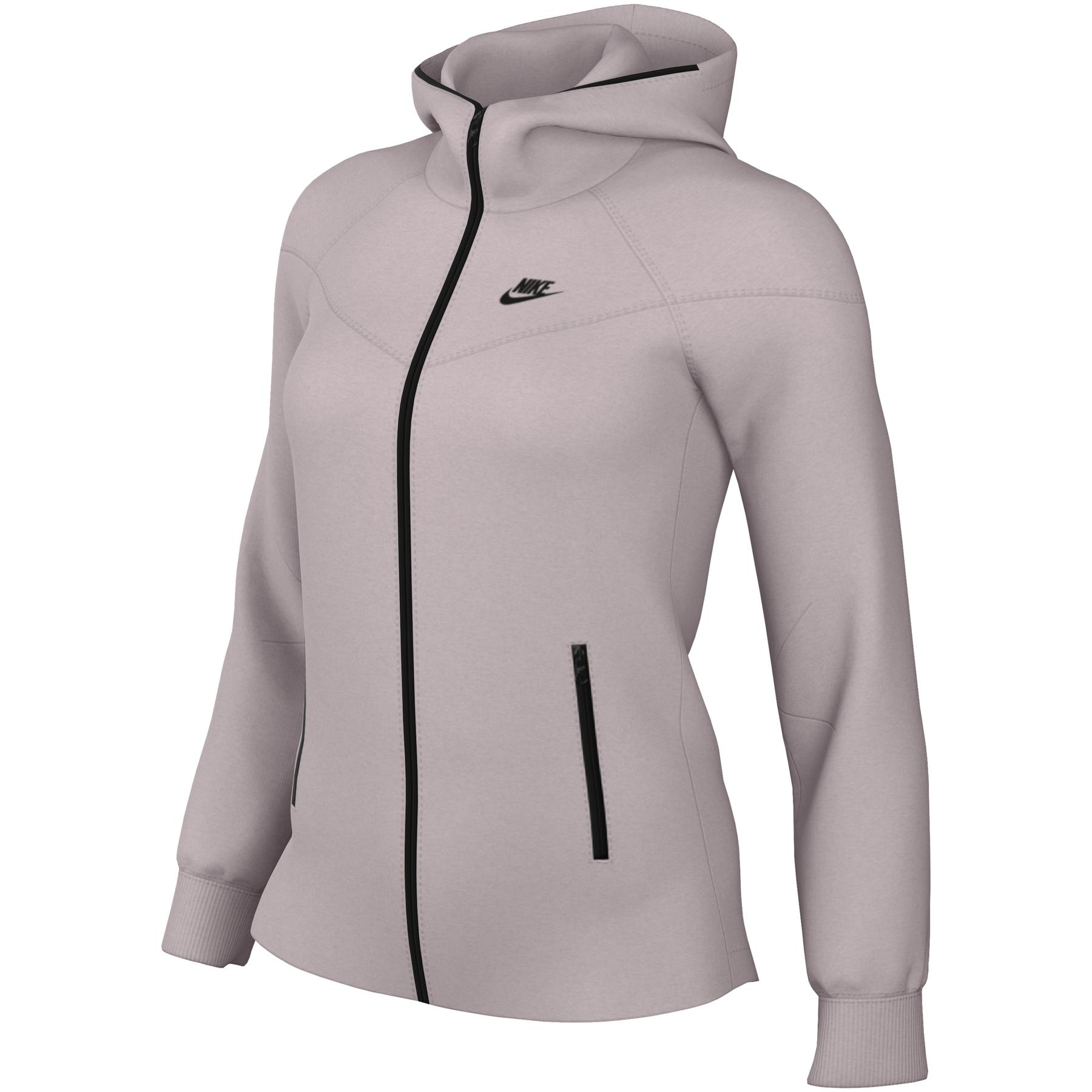 0196974886457 - Tech Fleece Trainingsjacke Damen in platinum violet-black