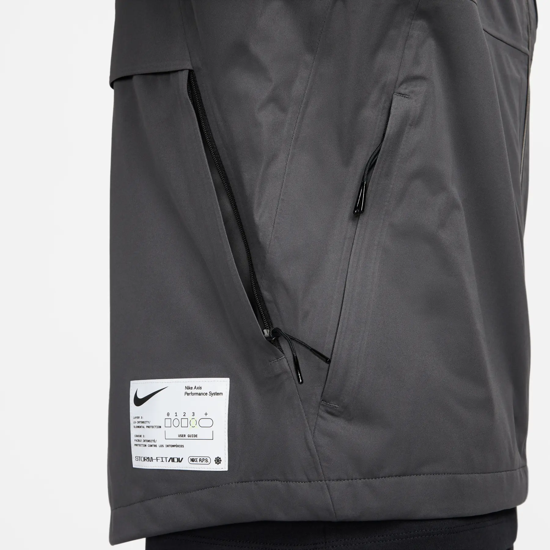 Veste Paramo Pajaro Homme Gris Foncé Taille L - Imperméable Traité Nikwax
