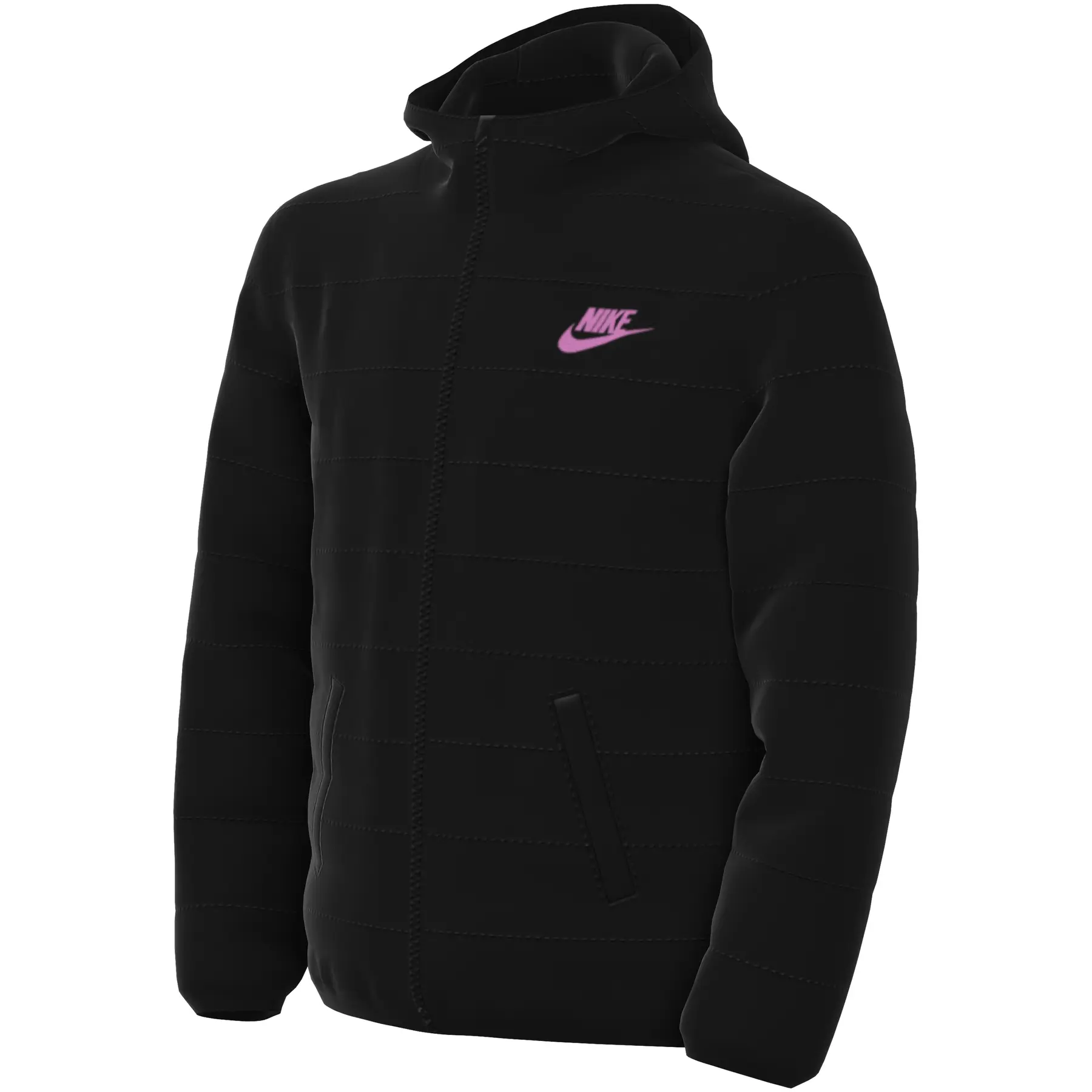 Nike Noir Piumino Con Cappuccio Per Bambini