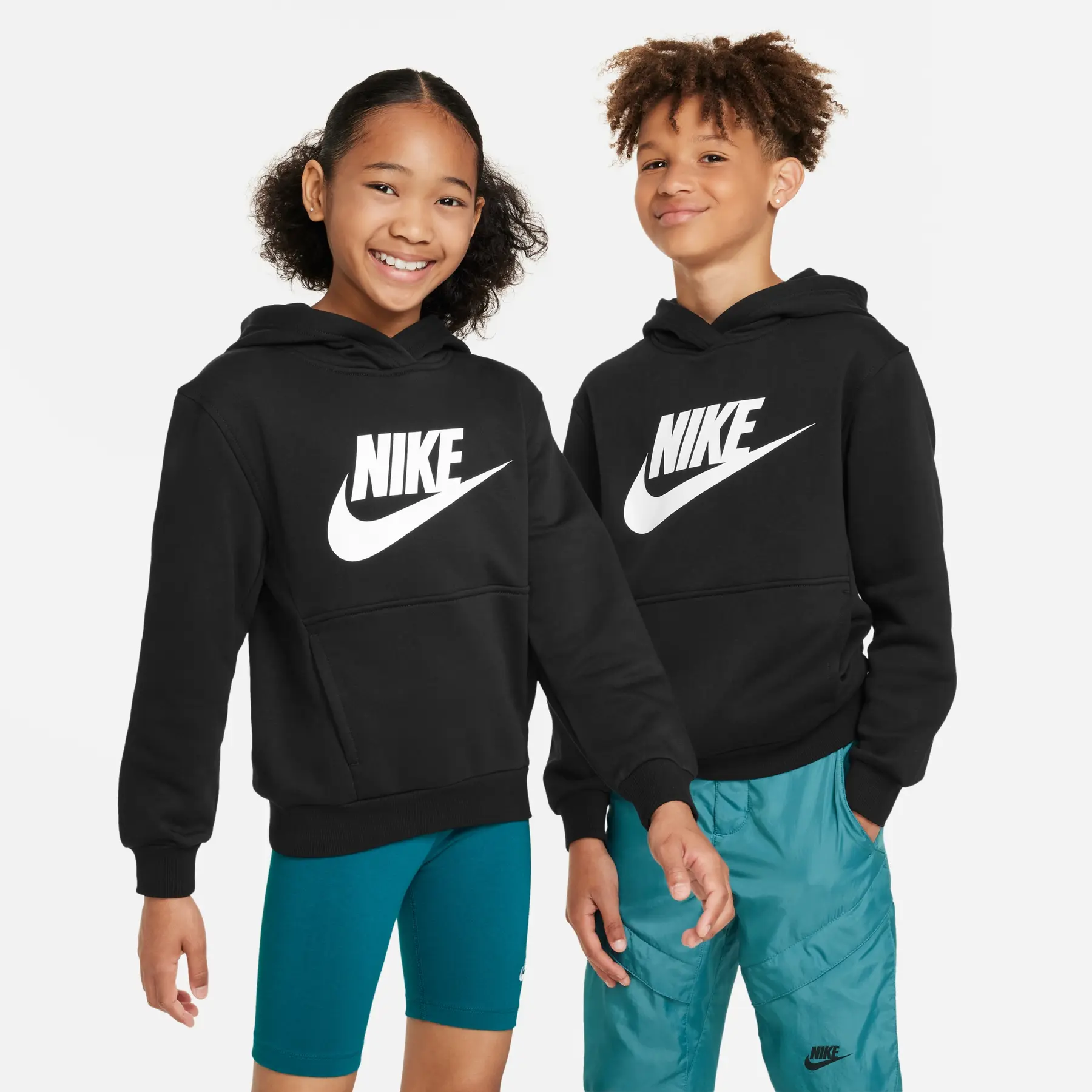 Kinder-Kapuzenpullover Nike Club Fleece HBR