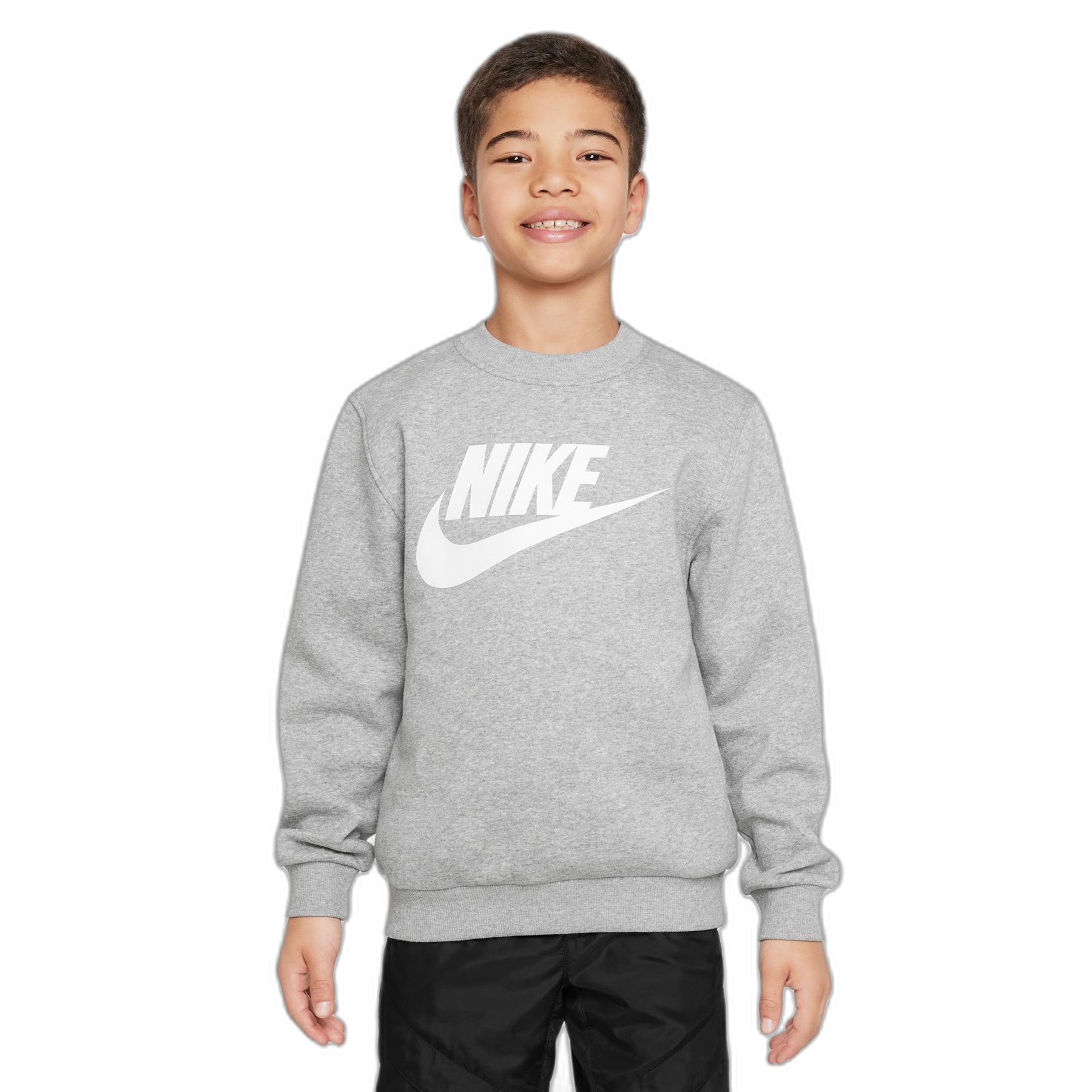 Felpa girocollo per bambini Nike Club Fleece HBR