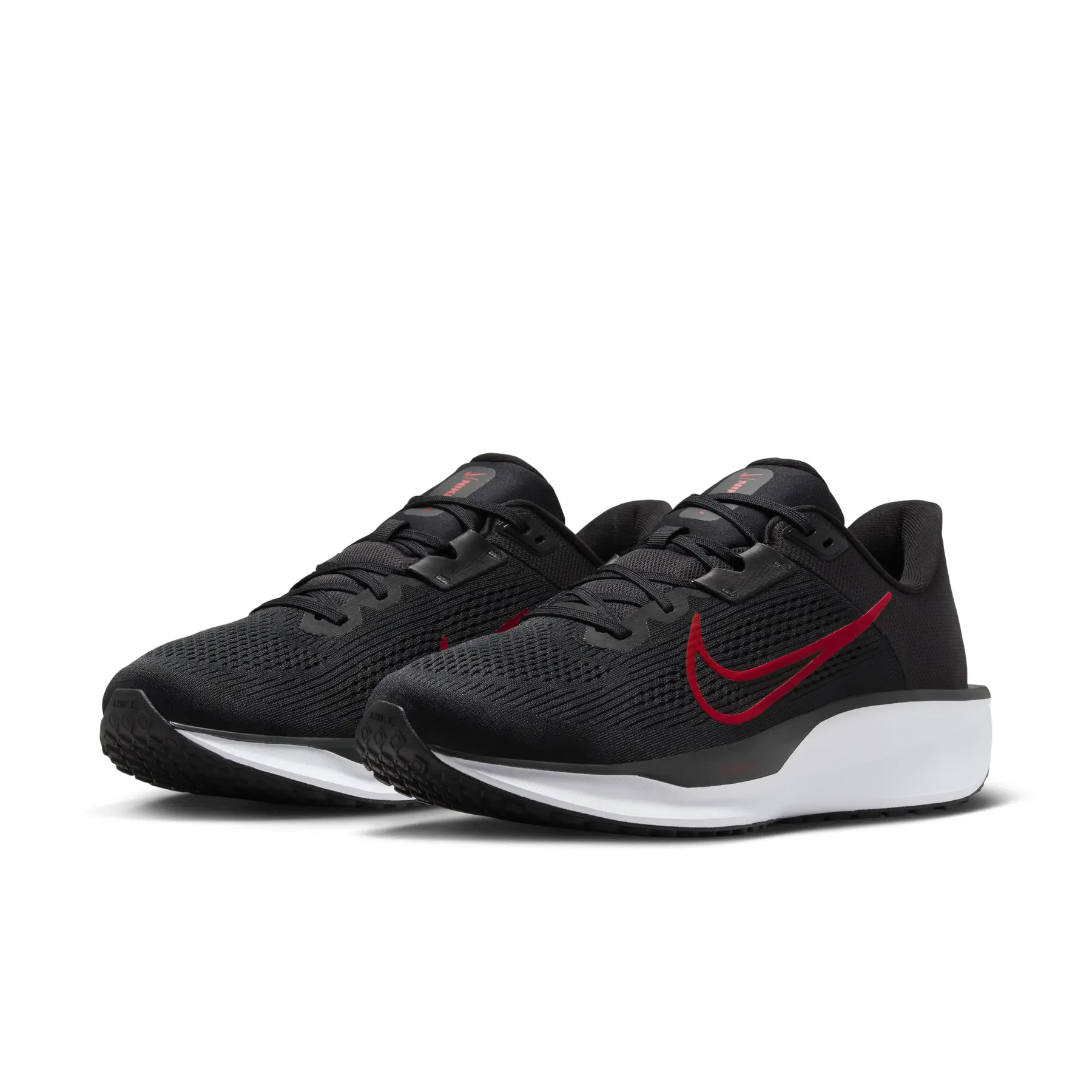 Nike Quest 6 Men\'s 11.5 Road Running Shoes FD6033-002 Black Red White Jog Walk Men main image 2