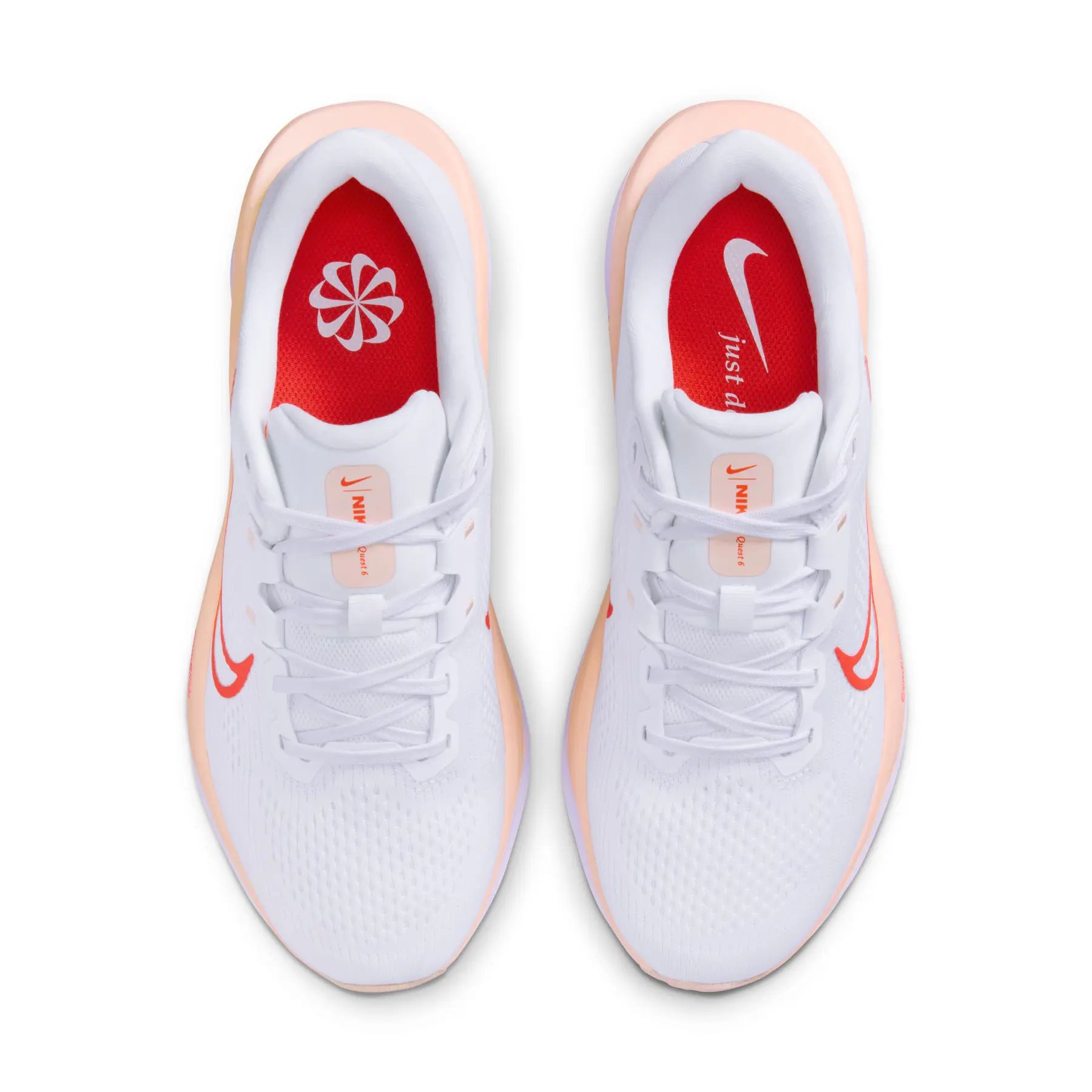 Nike Women’s Coral and Lime Running Sneakers Women main image 4