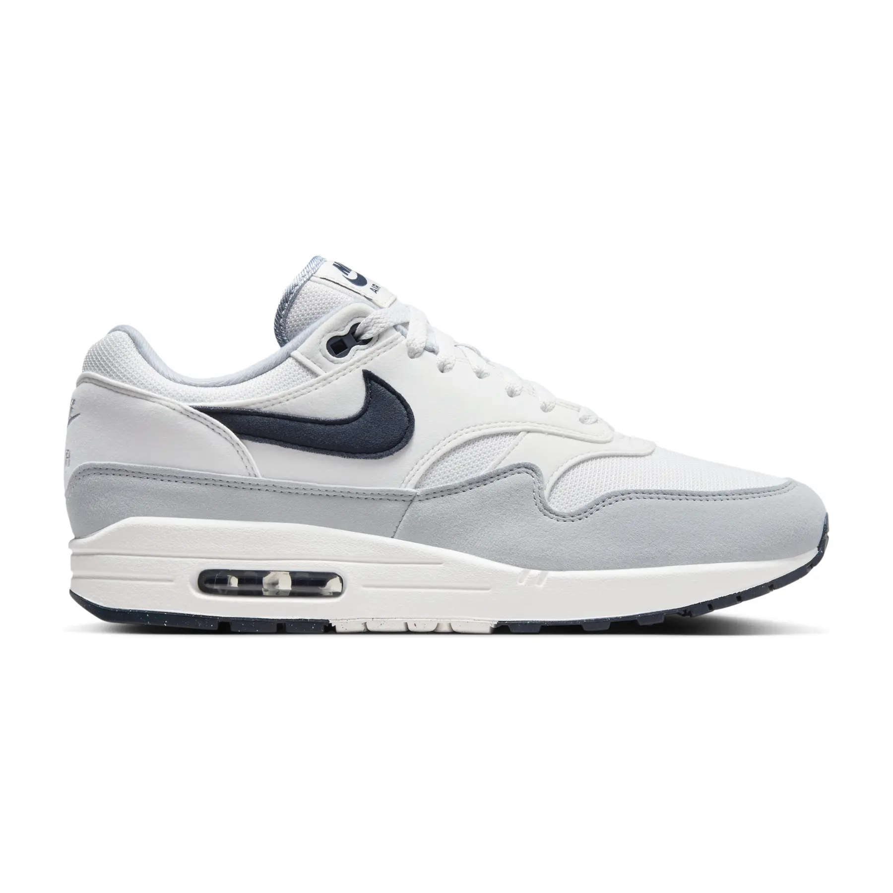 0196976535933 - Air Max 1 Platinum Tint Dark Obsidian