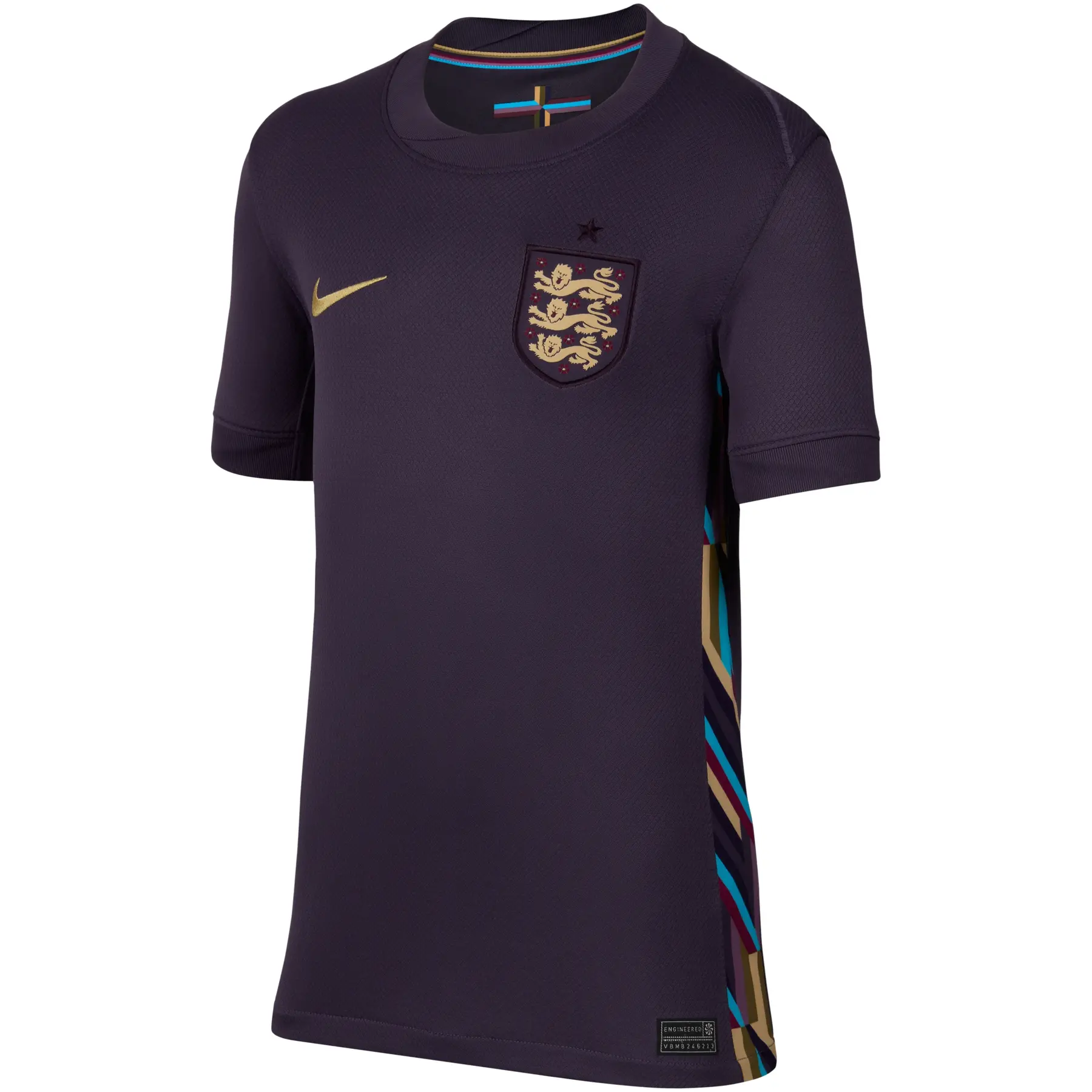 Auswärtstrikot Kinder England Euro 2024 - Violet - unisex - Size: 7/8 ans